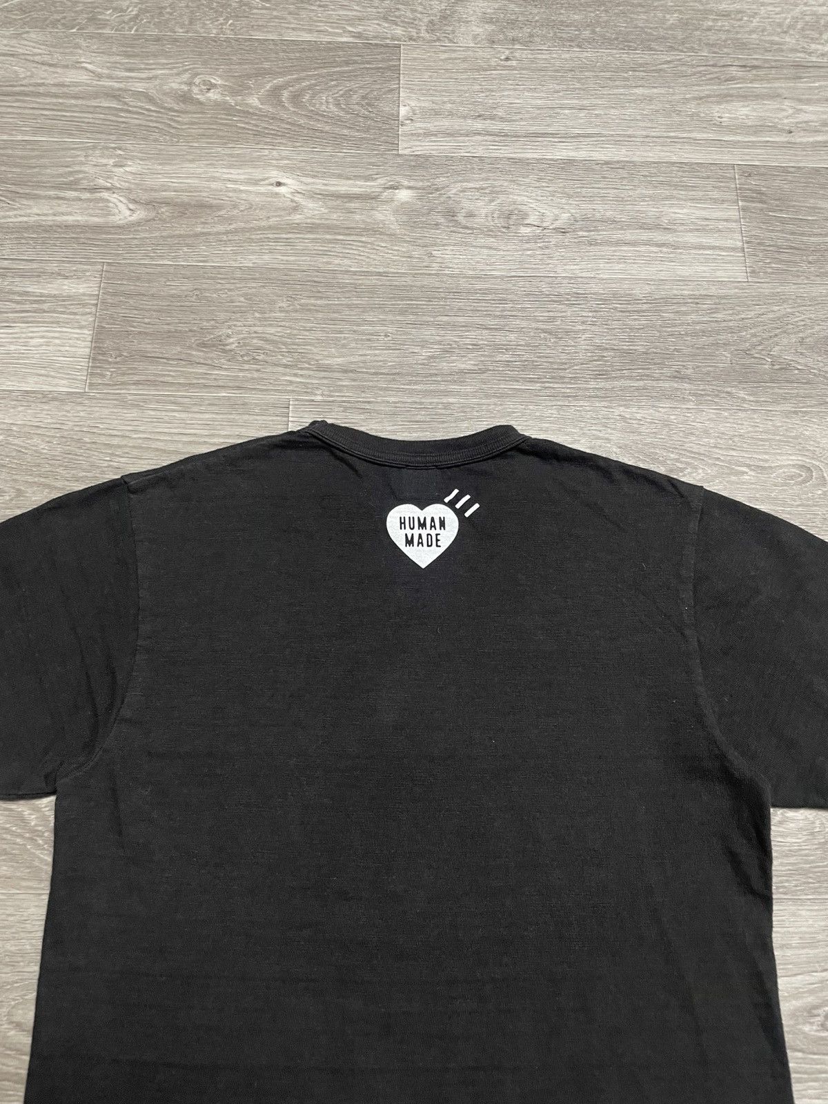 Human Made Human Made Heart Logo T-Shirt Black/Yellow Made In Japan Size US M / EU 48-50 / 2 - 17 Thumbnail