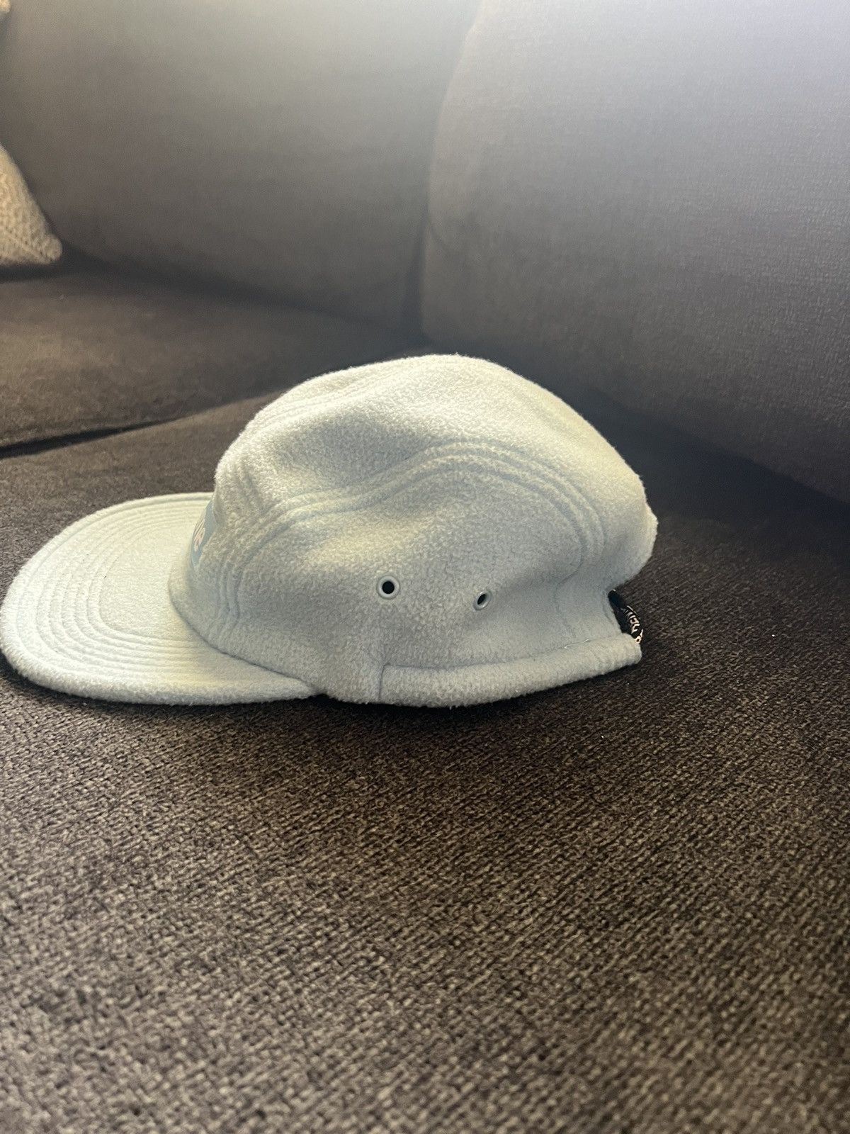 Supreme Supreme Sky Blue Fleece 5 Panel Hat Size ONE SIZE - 8 Thumbnail