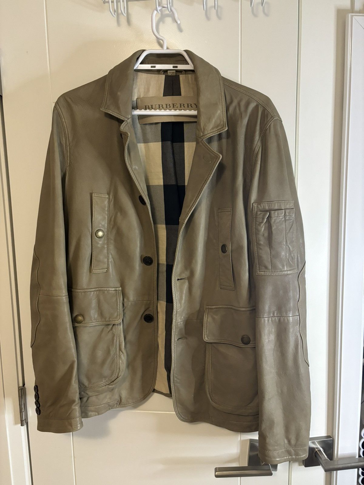 Burberry Burberry lambskin suit jacket Size US M / EU 48-50 / 2 - 1 Thumbnail