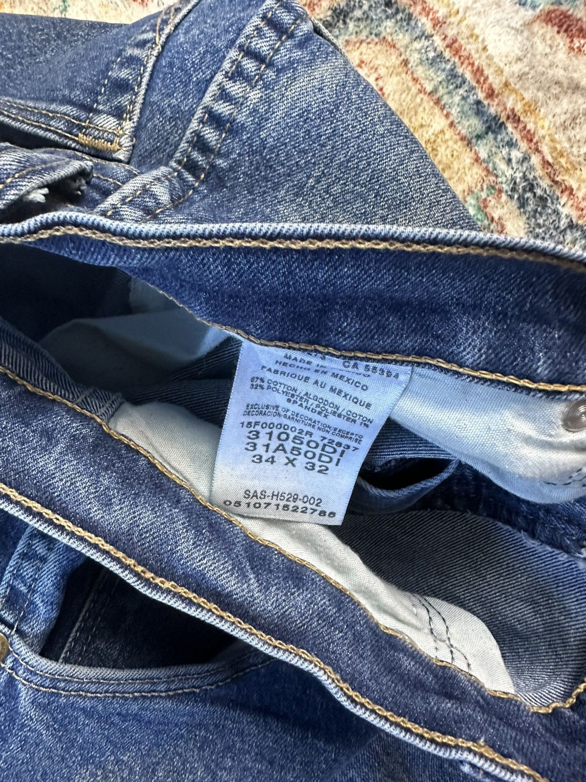 Wrangler Wrangler Dark Wash Jeans Size 34 Size US 34 / EU 50 - 4 Thumbnail