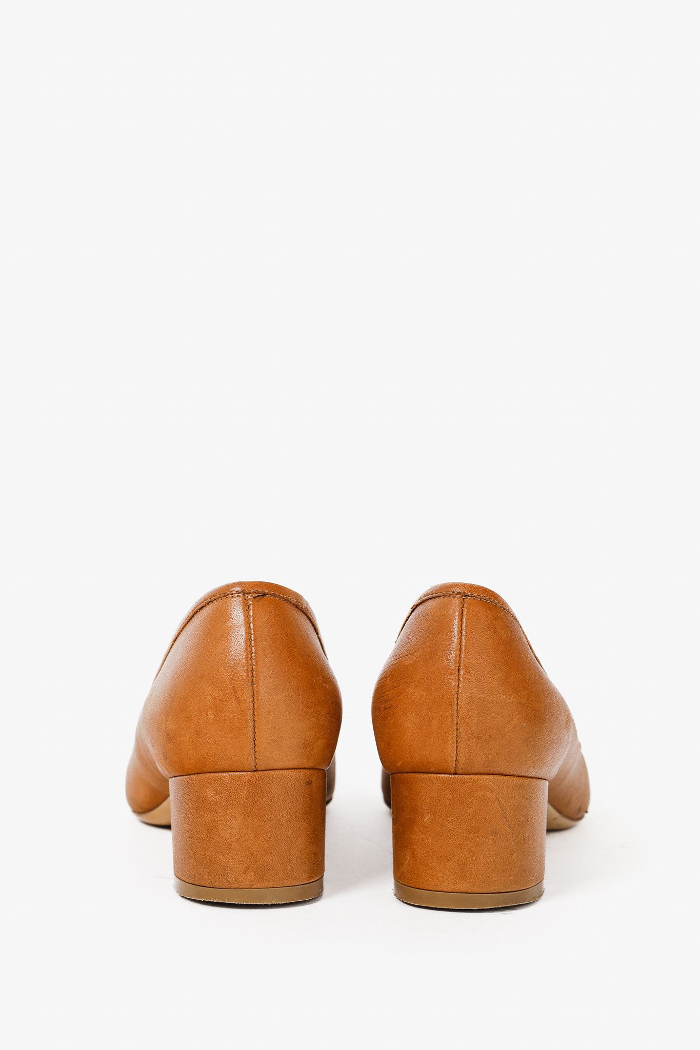 Salvatore Ferragamo Salvatore Ferragamo Elga Leather Fringe Gancini-Buckle Pumps Size US 8 / IT 38 - 3 Thumbnail