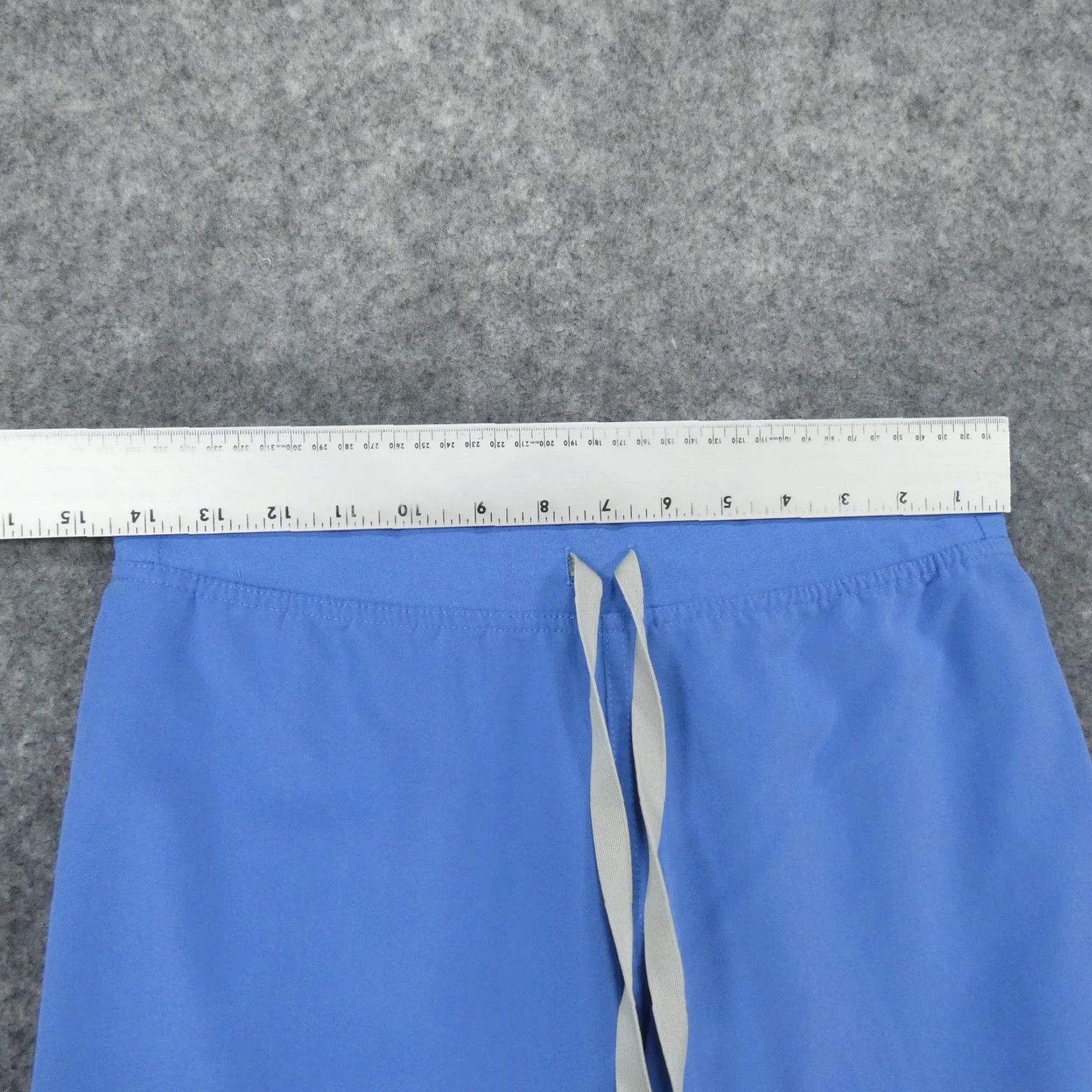 Vintage FIGS Scrub Pants Womens XS Blue Drawstring Medical Solid Size 26" / US 2 / IT 38 - 6 Thumbnail