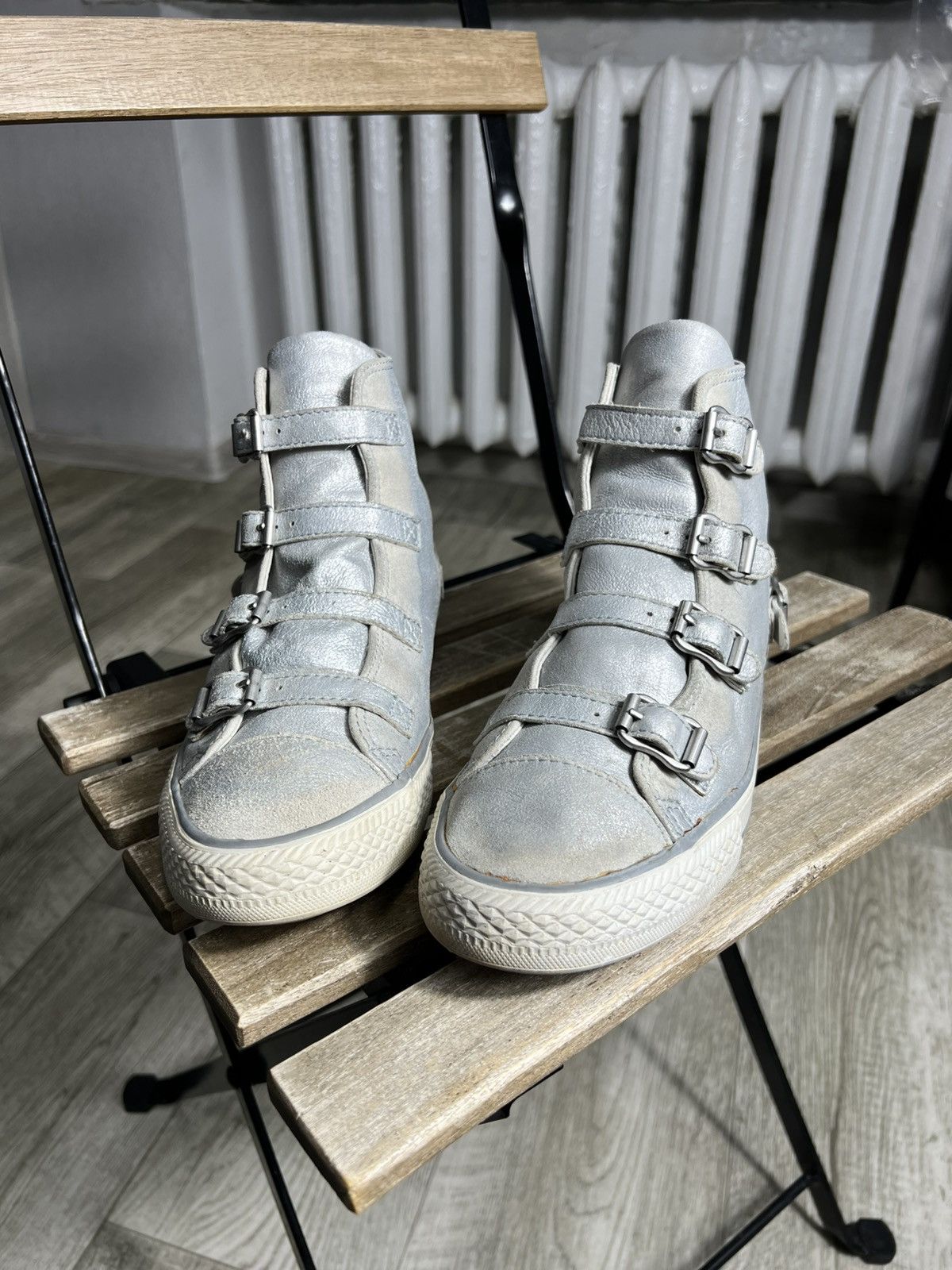 ASH ASH Virgin Japanese Sneakers Punk Zip Bondage Belted Y2k OG Size US 9 / IT 39 - 3 Thumbnail