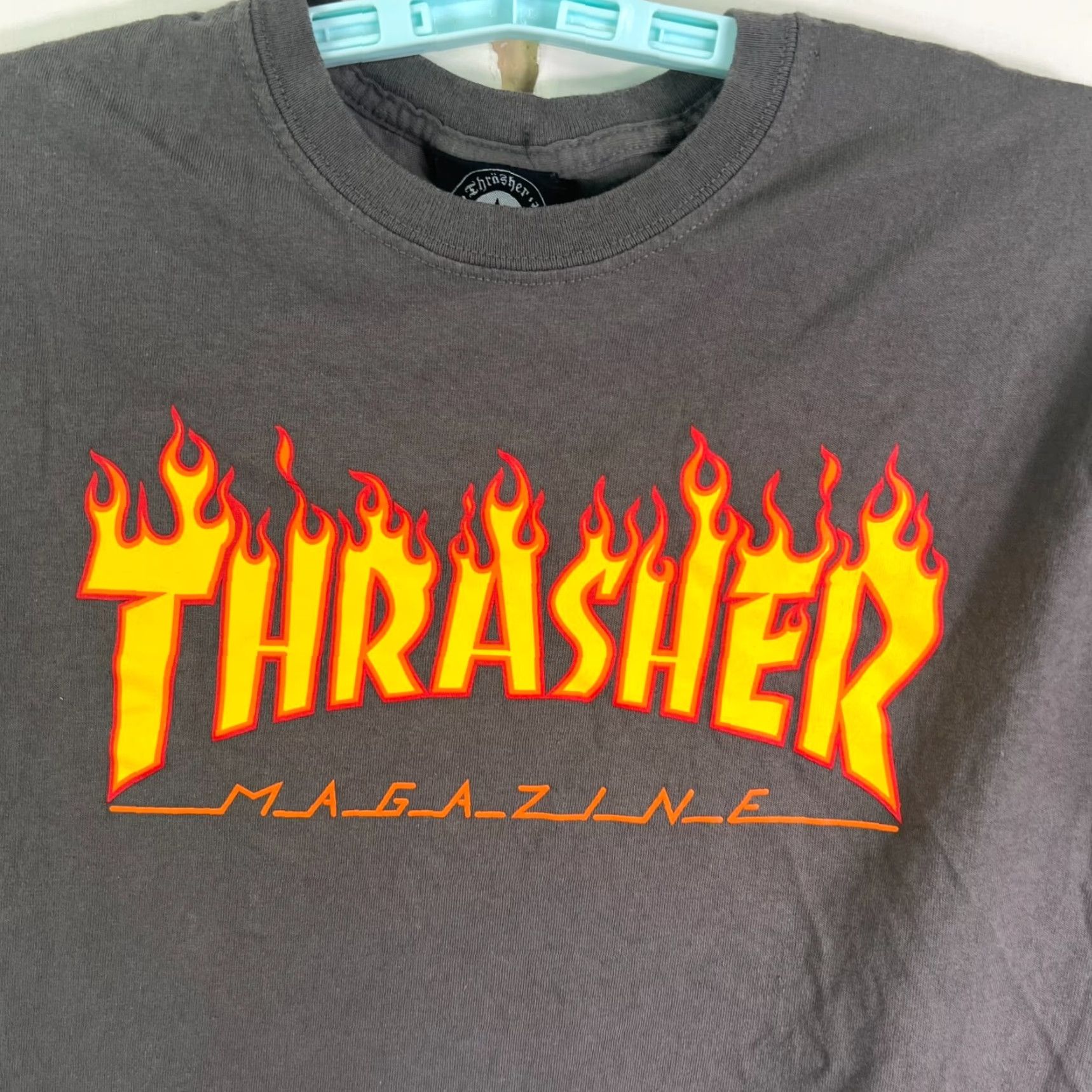 Thrasher Thrasher Graphic Tee Adult Shirt Size M Red Skate Mens Size US M / EU 48-50 / 2 - 2 Thumbnail