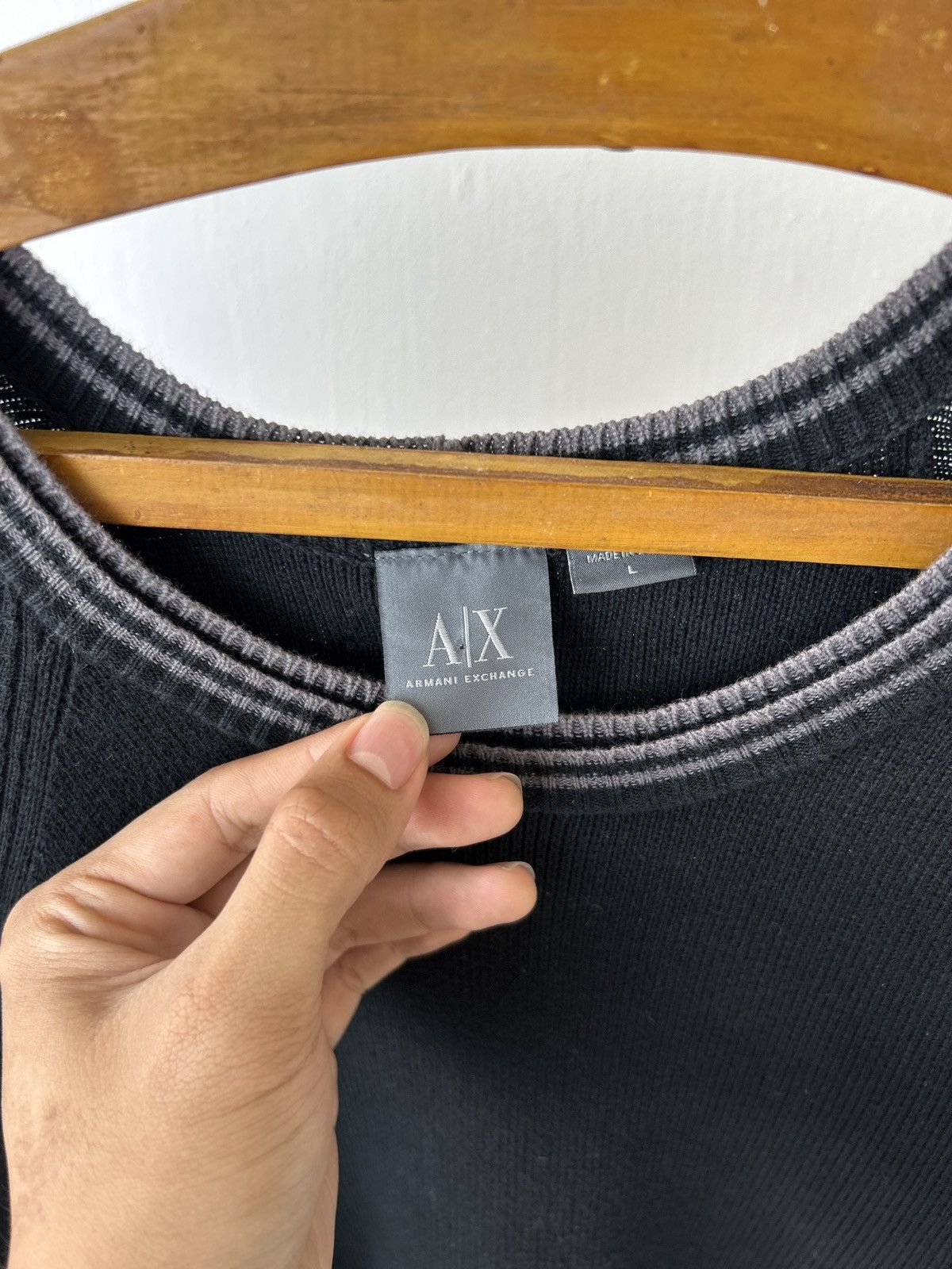 Giorgio Armani giorgio armani emblem sweater Size US M / EU 48-50 / 2 - 2 Thumbnail