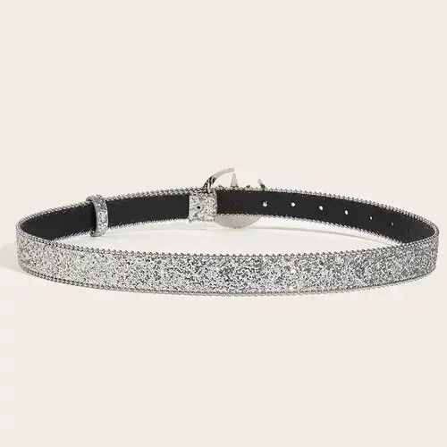 Japanese Brand Moon Rhinestone Belt Size ONE SIZE - 3 Thumbnail
