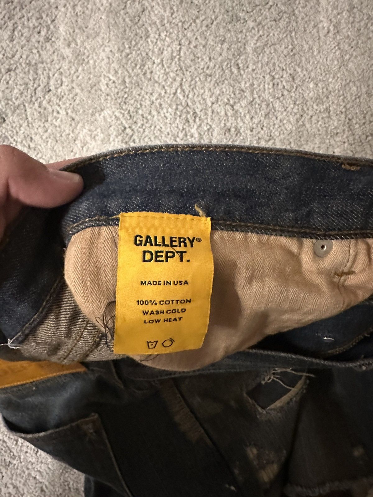 Gallery Dept. Gallery Department Distressed Denim Size US 38 / EU 54 - 5 Thumbnail