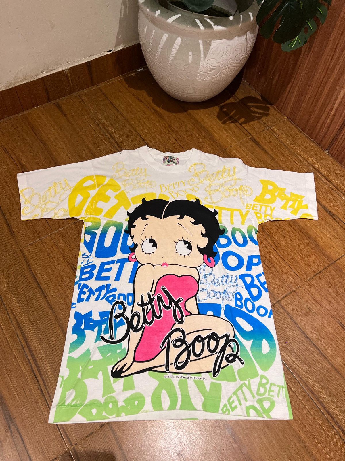 Vintage 🔥RARE🔥1994 Betty Boop AOP Deadstock Size US L / EU 52-54 / 3 - 1 Thumbnail
