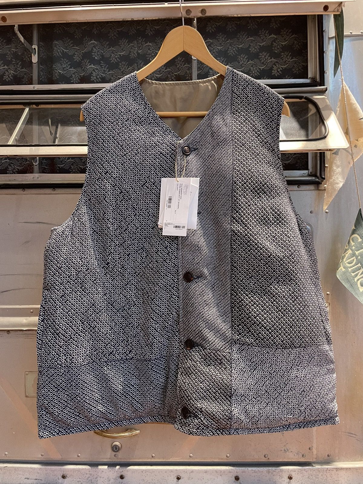 Visvim ICT KORA DOWN VEST (VT.SHIBORI) | Grailed