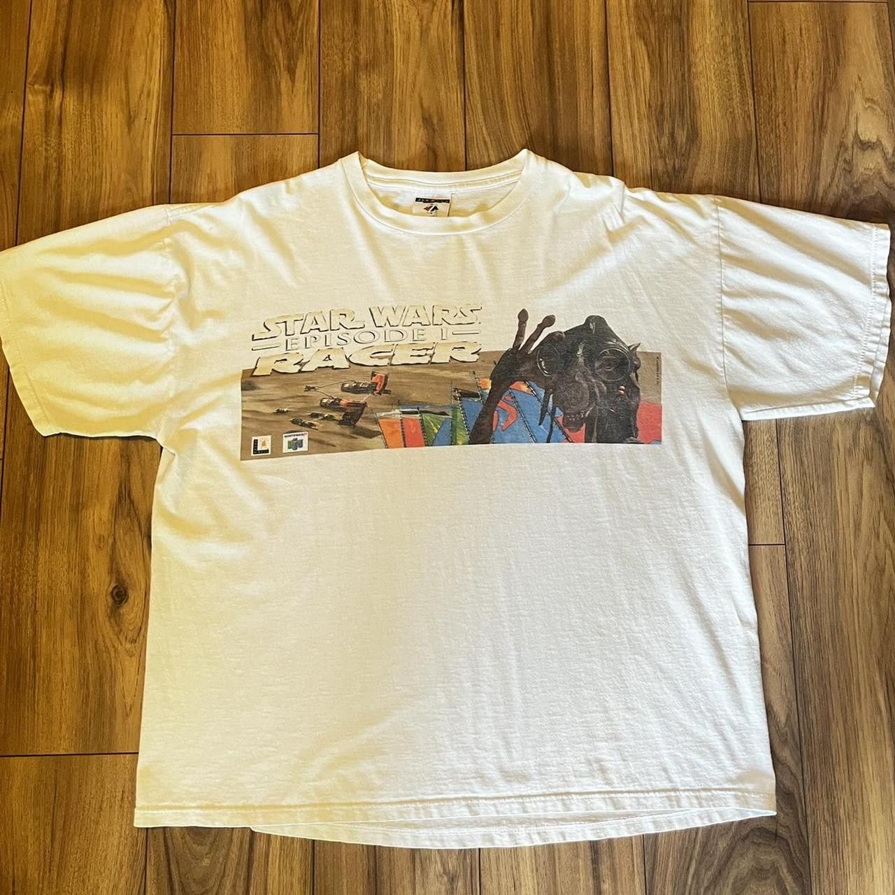 Vintage Star Wars Racer Episode 1 N64 Promo T-Shirt Size US XL / EU 56 / 4 - 1 Thumbnail