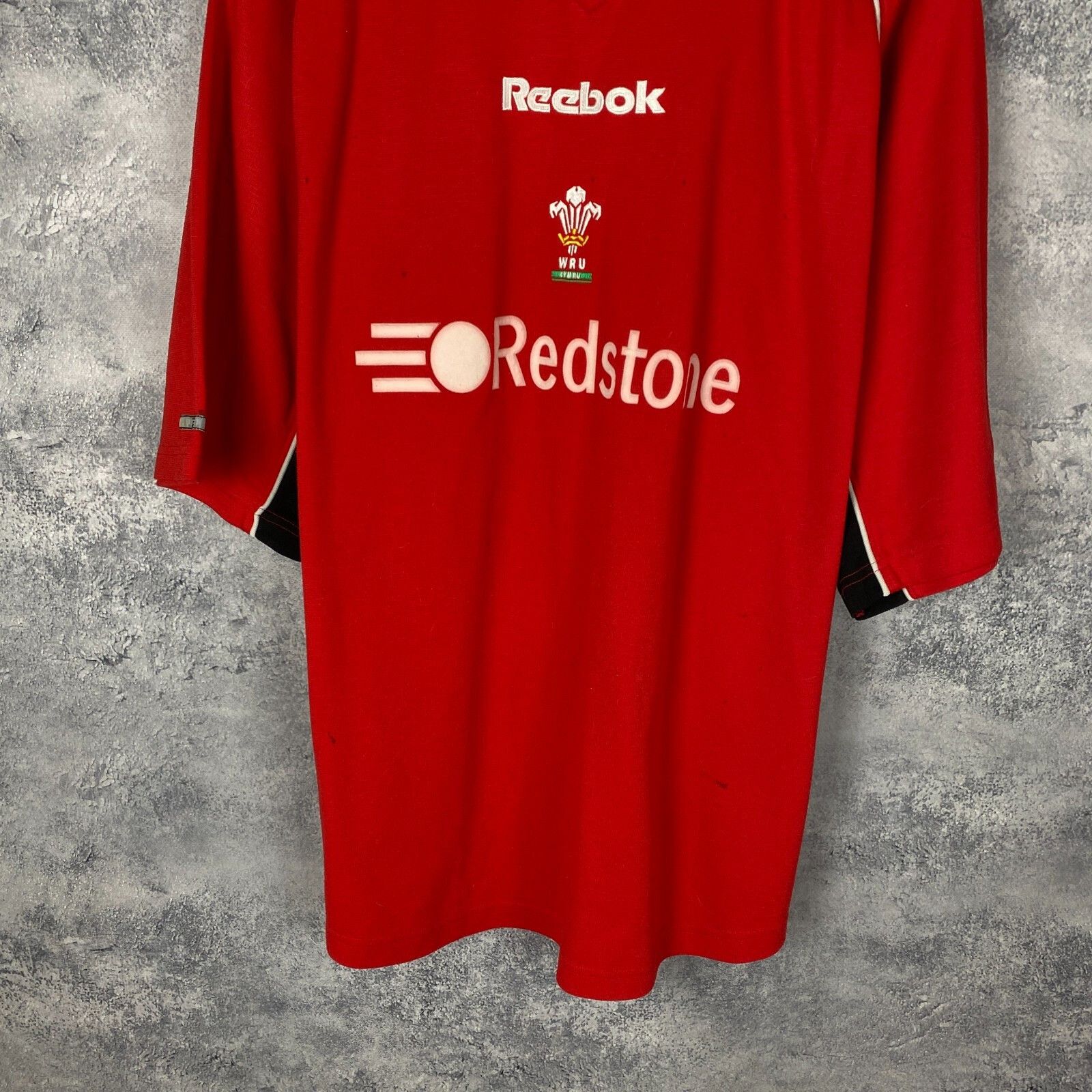 Reebok Reebok Vintage Rugby Tee Wru Welsh Men's Size XXXL Red ` Size US XXL / EU 58 / 5 - 3 Thumbnail