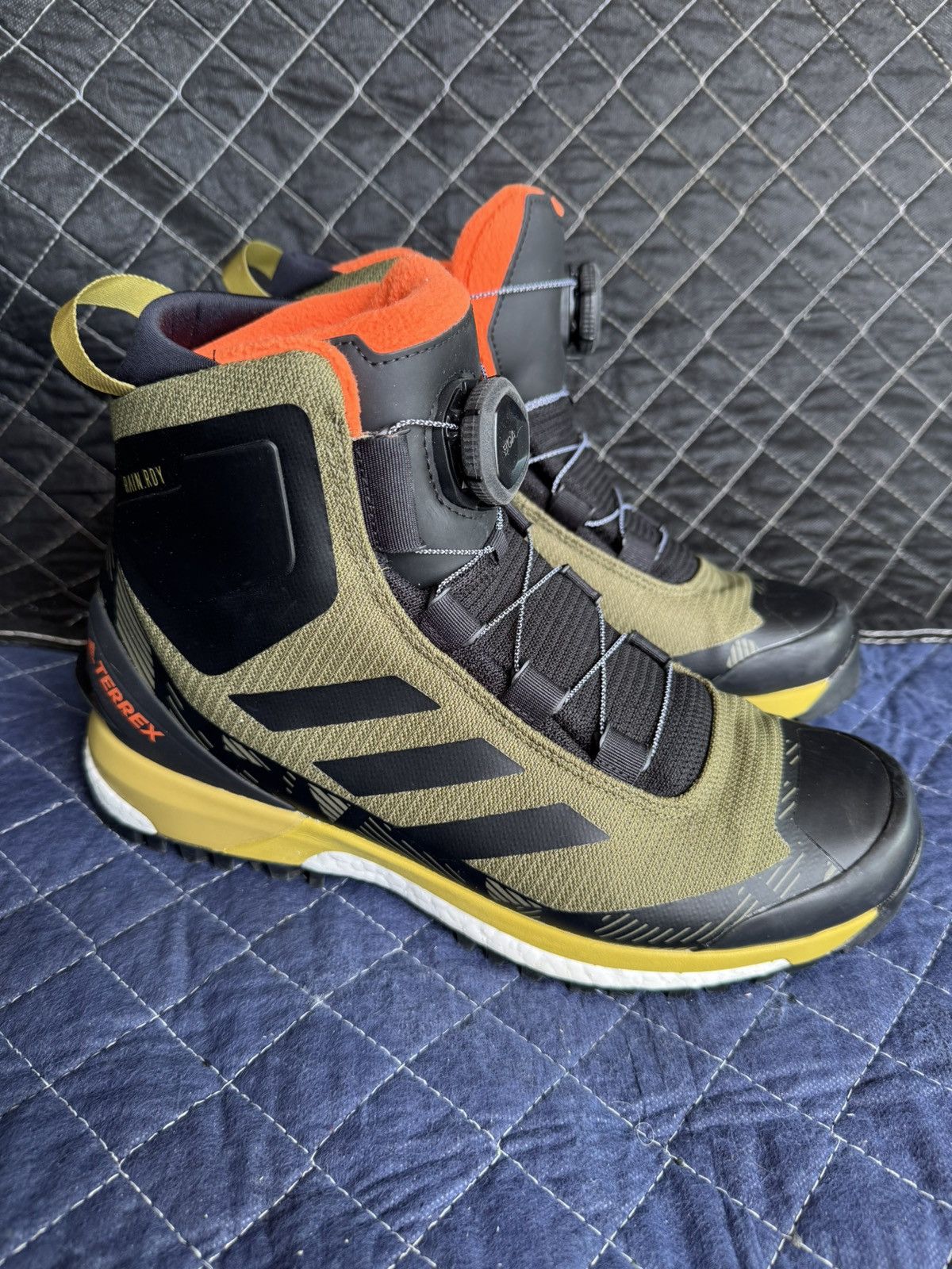 Adidas Adidas Terrex BOA RainRDY Hiking Green/Black GY1156 Sz10.5 Size US 10.5 / EU 43-44 - 1 Thumbnail