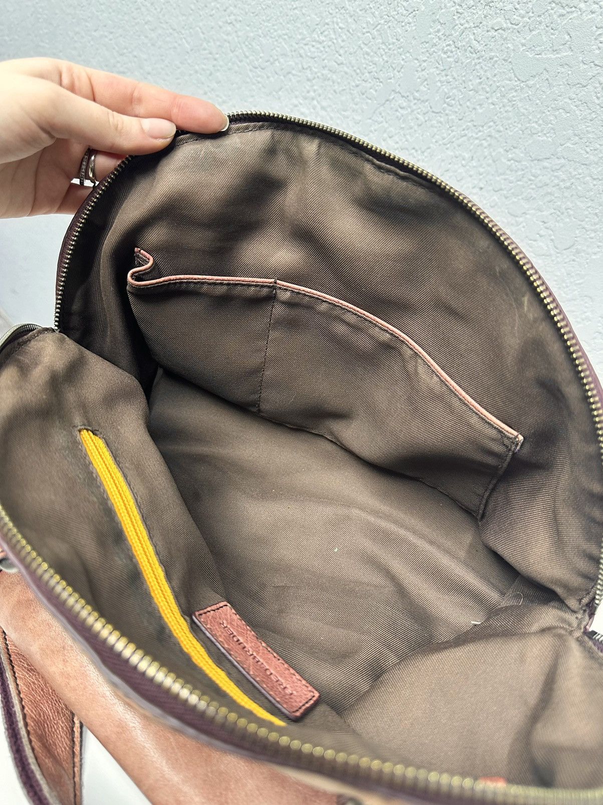 A.S.98 Vintage Japan Leather Bag Kapital Messenger Y2K Rare GOA Size ONE SIZE - 17 Thumbnail