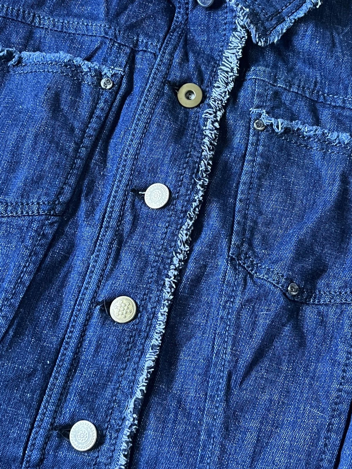 Ferre × Gianfranco Ferre Vtg FERRE JEANS Denim Jacket Western Wear Made in Italy Size US S / EU 44-46 / 1 - 7 Thumbnail