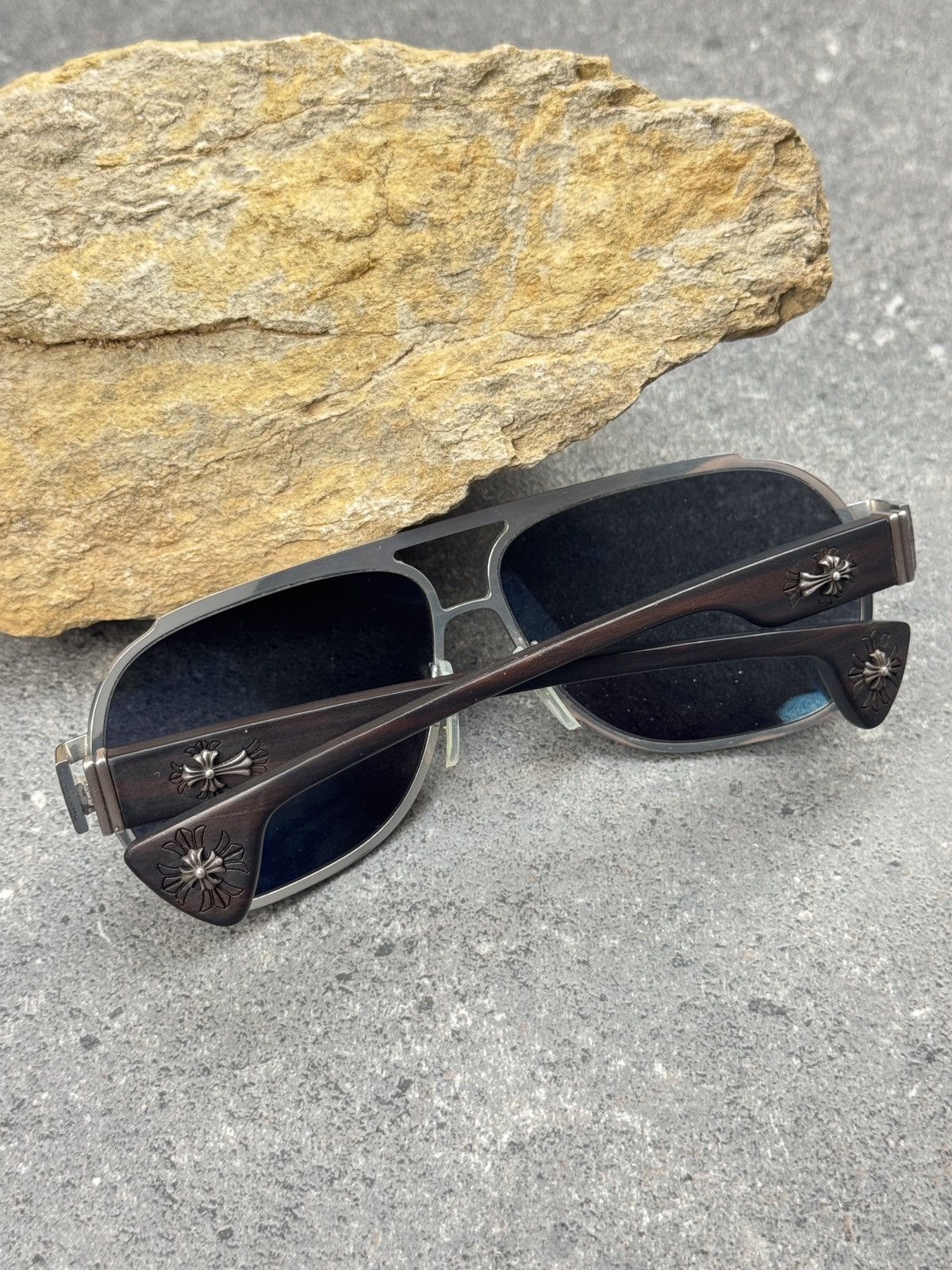 Chrome Hearts Chrome Hearts The Brown Glasses Size ONE SIZE - 6 Thumbnail