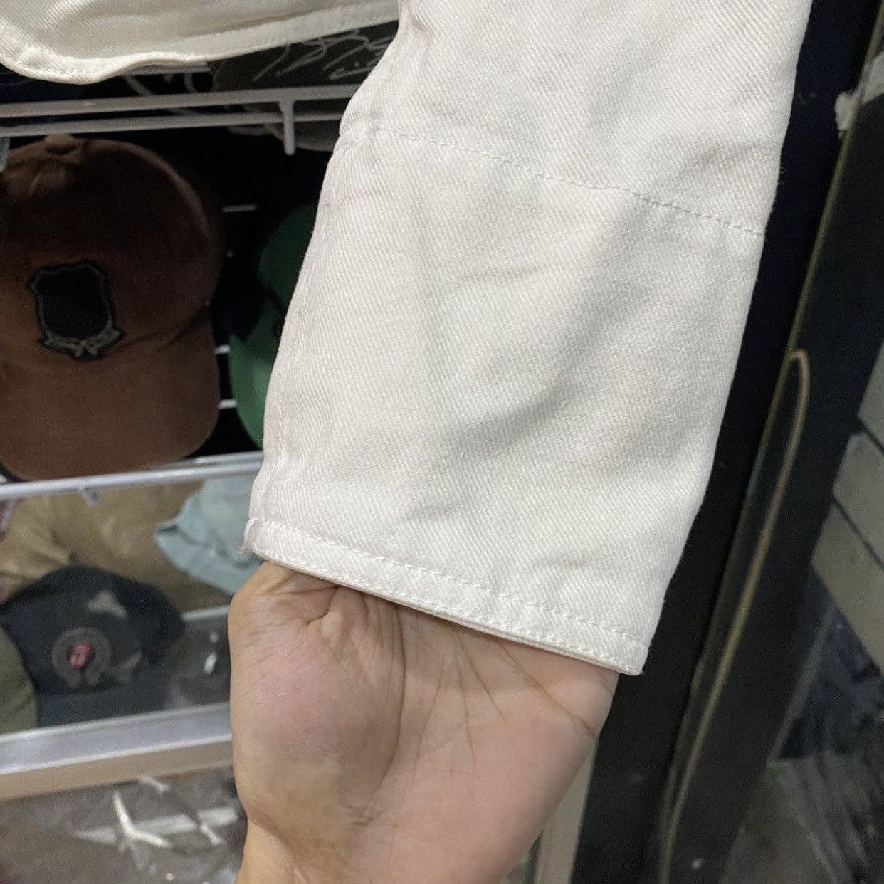 Gucci Archival Gucci White Cotton Denim Cropped Jacket IT 42 (M) Size M / US 6-8 / IT 42-44 - 7 Thumbnail