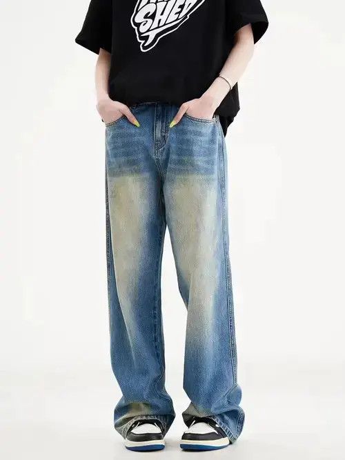 Jean fade skate distressed baggy jeans Size US 32 / EU 48 - 2 Thumbnail