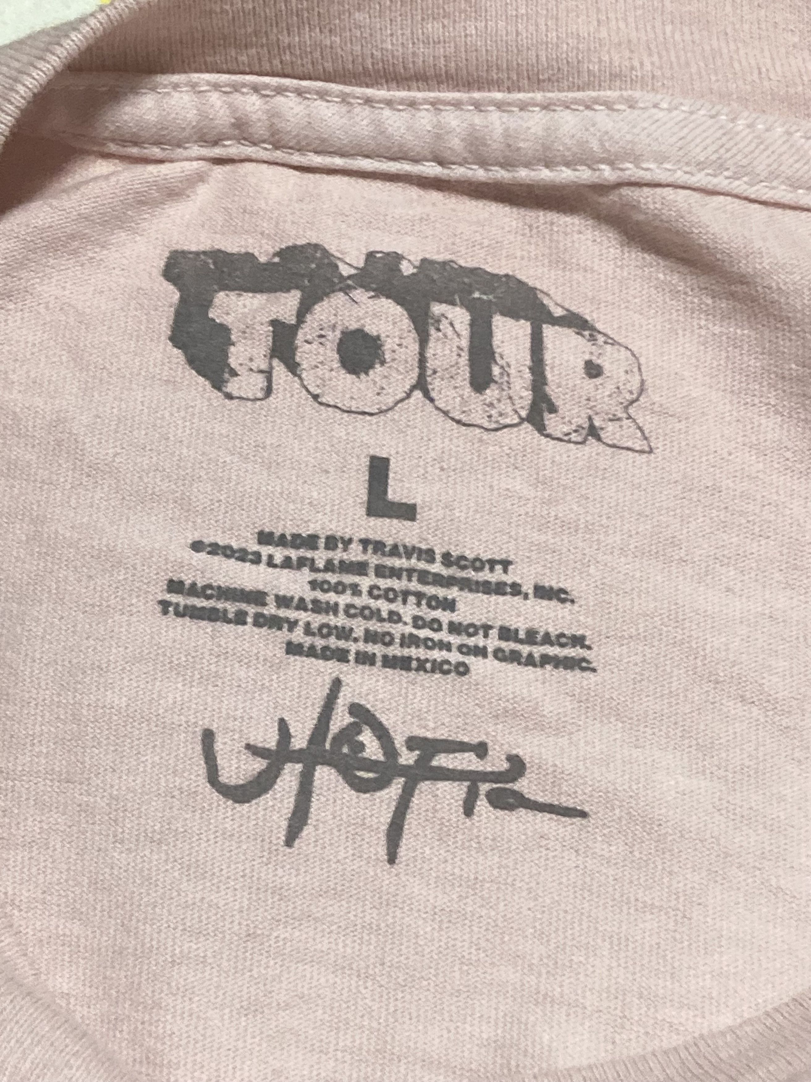 Travis Scott Travis Scott Utopia Circus Maximus Pink Star Tee Size US L / EU 52-54 / 3 - 4 Thumbnail