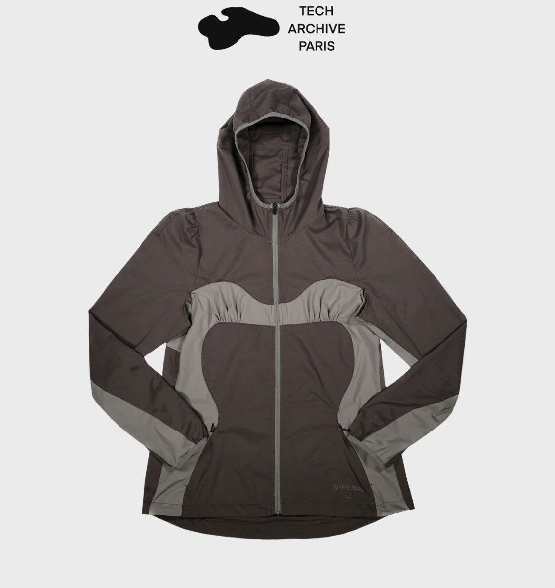 image of 2010’S Vintage Gyakusou Sample Women Technical Windbreaker in Brown (Size Medium)