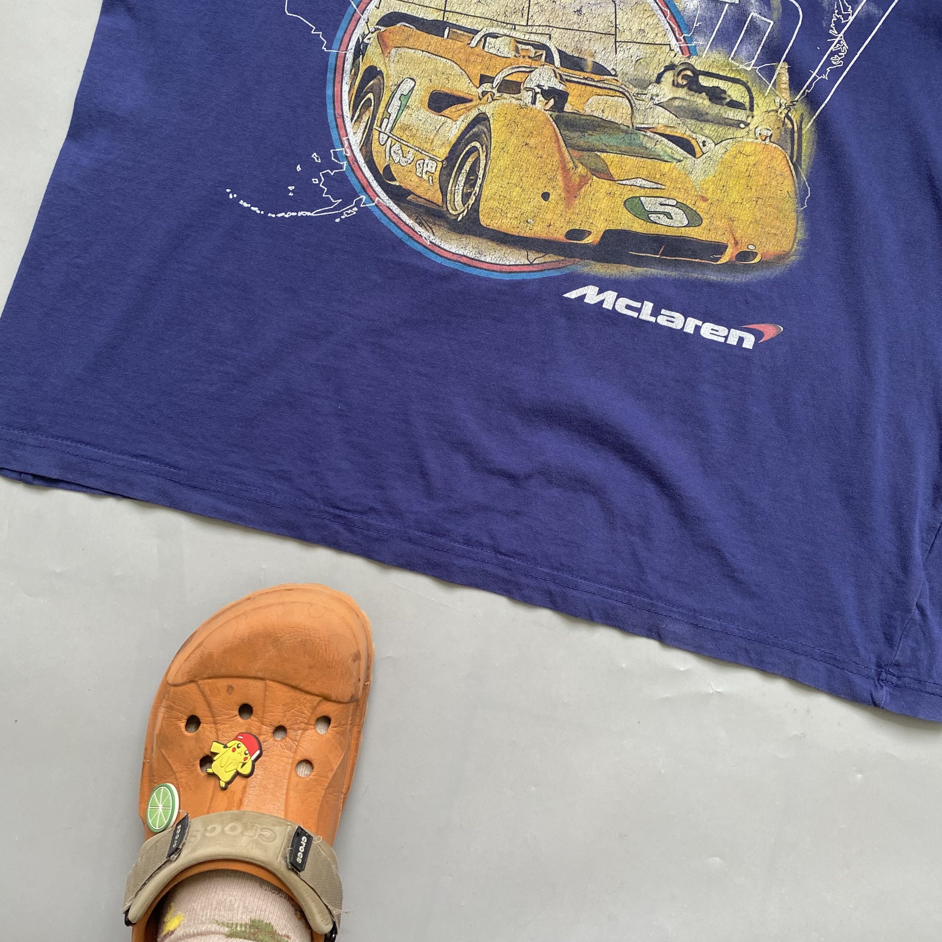 Ferrari 🏎️ USA Racing Mc Laren Honda Tee Vintage Style F1 Marlboro Size US XL / EU 56 / 4 - 4 Thumbnail