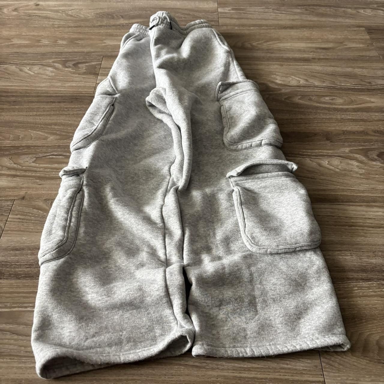 Vintage Crazy Vintage Y2K/2000s Baggy Grey Cargo Streetwear Sweatpants! Fits S Size US 30 / EU 46 - 3 Thumbnail