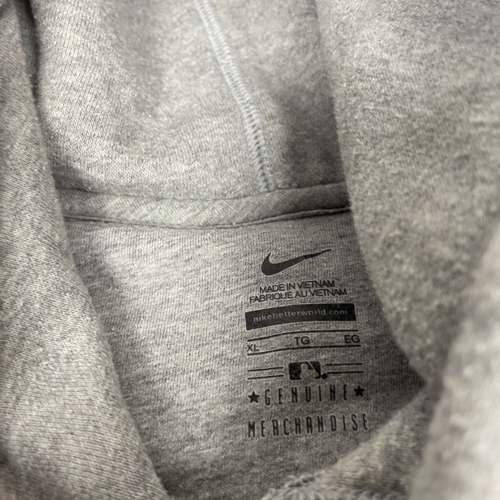 Nike × Vintage Nike Men's Gray Long Sleeve St. Louis Cardinals Hoodie XL Size US XL / EU 56 / 4 - 9 Thumbnail