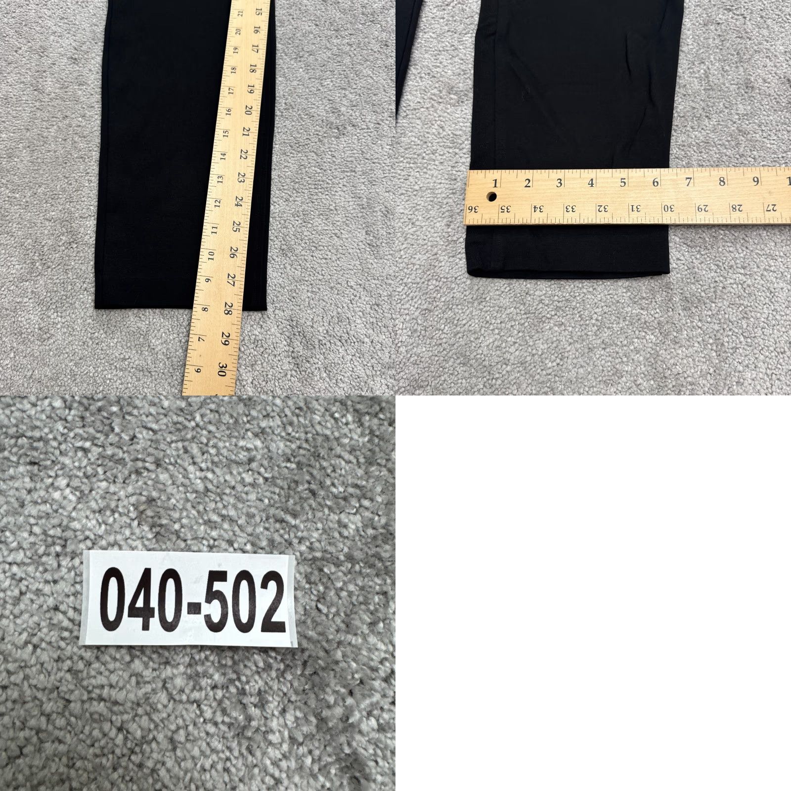 Adrianna Papell Adrianna Papell Pants Womens 14 Black Mid Rise Stretch Straight Dress Pants Size 36" / US 14 / IT 50 - 9 Thumbnail