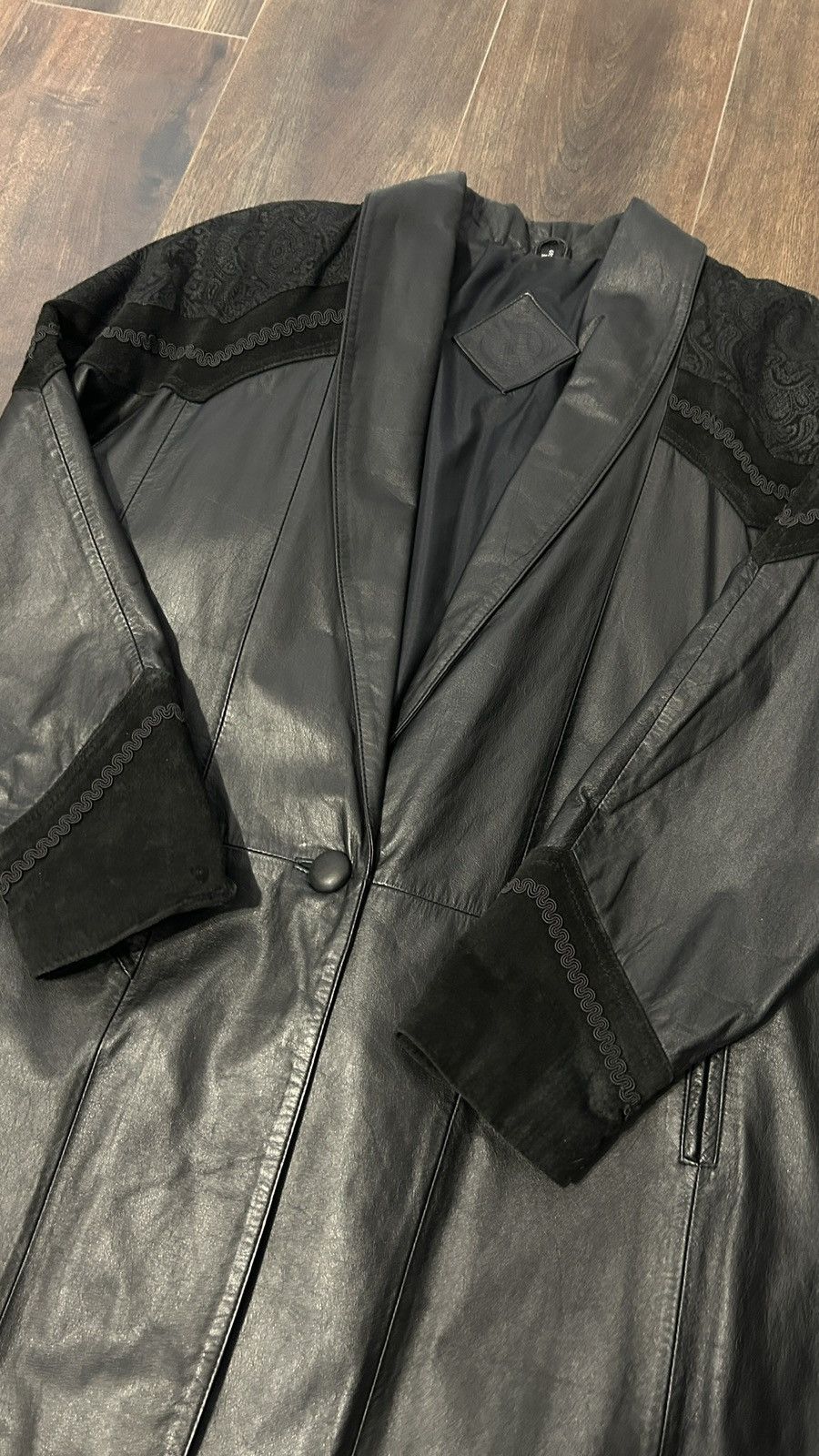 Other Vintage Jaqueline Ferrar Leather Jacket Coat Size US S / EU 44-46 / 1 - 2 Thumbnail