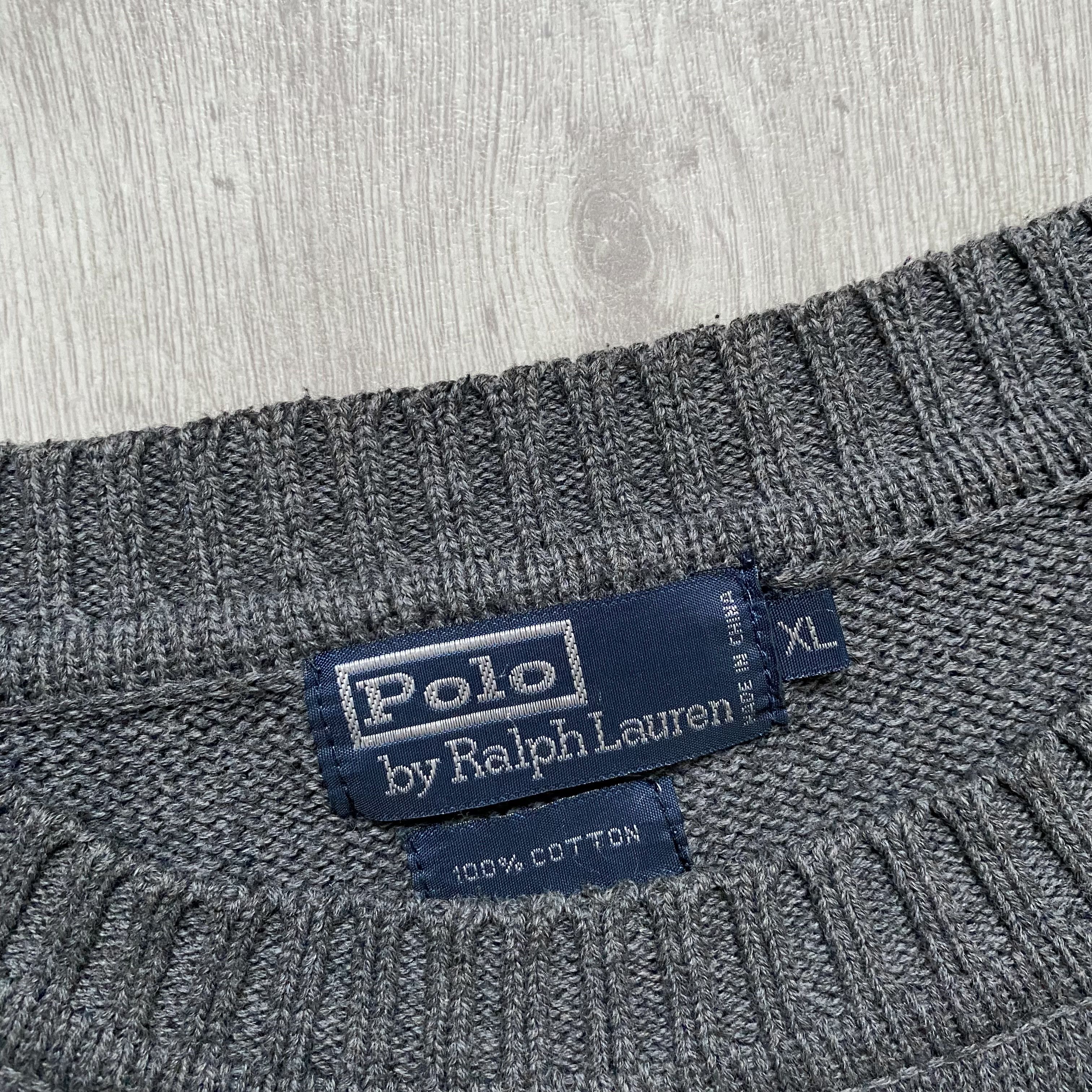 Polo Ralph Lauren 🏇🏼 Vintage 90s Polo RALPH LAUREN Knit Striped Sweater Y2K Size US L / EU 52-54 / 3 - 3 Thumbnail