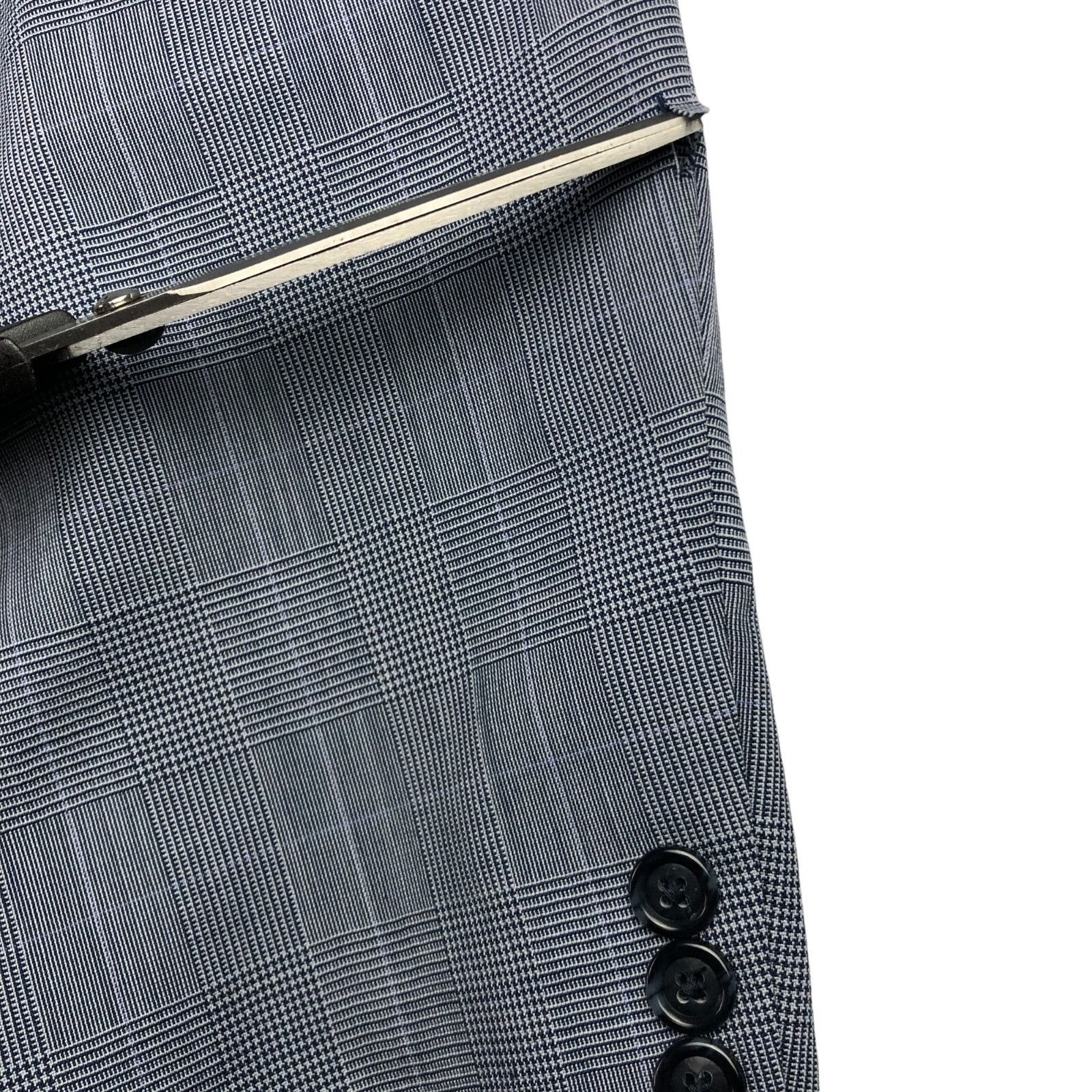 Jos. A. Bank Jos A Bank Men's Wool 2-Button Suit Blue Glen Plaid • 40 L | Size 40L - 16 Thumbnail