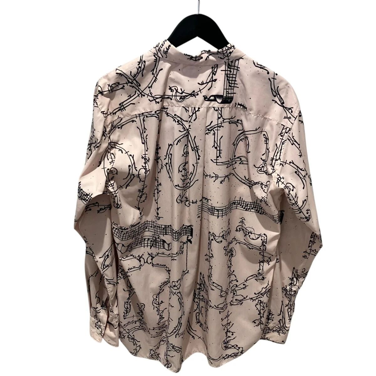 Comme des Garcons Homme Deux Allover Musical Note Long Sleeve Shirt Size US L / EU 52-54 / 3 - 2 Thumbnail