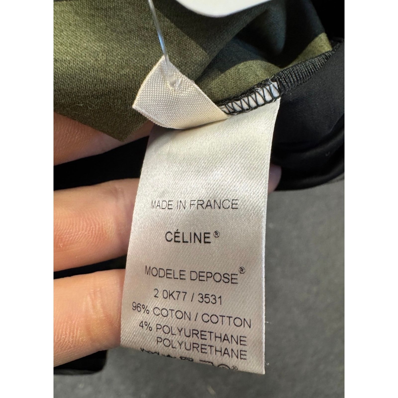 Celine Celine Straight Longsleeve Top with Eco-Leather Detail, S Size S / US 4 / IT 40 - 5 Thumbnail