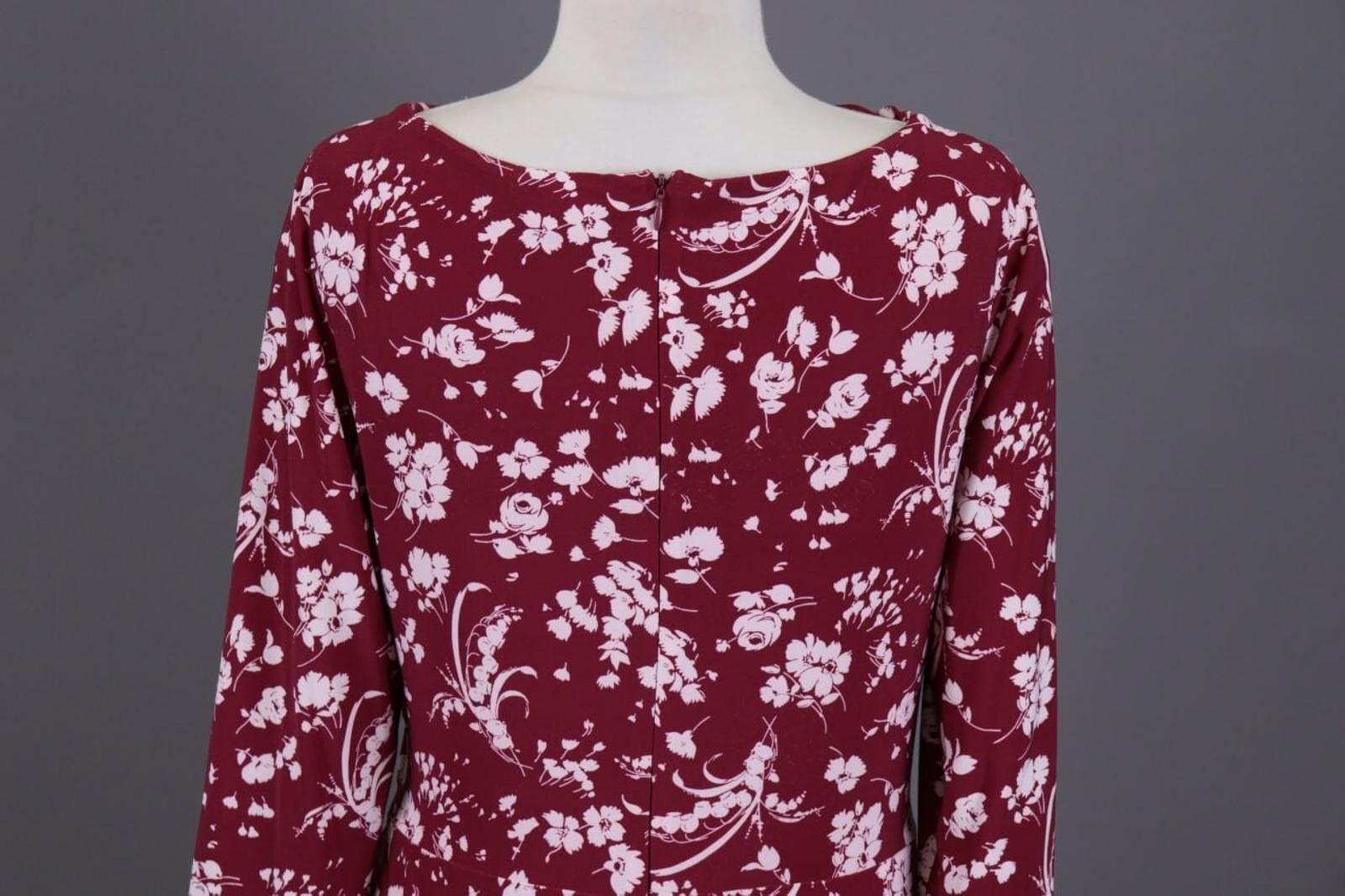 Lauren Ralph Lauren Ladies Ralph Lauren Red Floral Evening Dress Size 10 Size L / US 10 / IT 46 - 12 Thumbnail