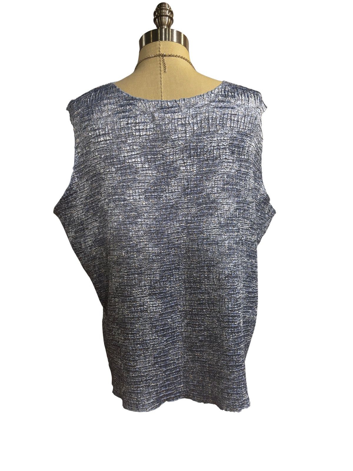Other Blue sleeveless Top.wt1088 Size XL / US 12-14 / IT 48-50 - 3 Thumbnail