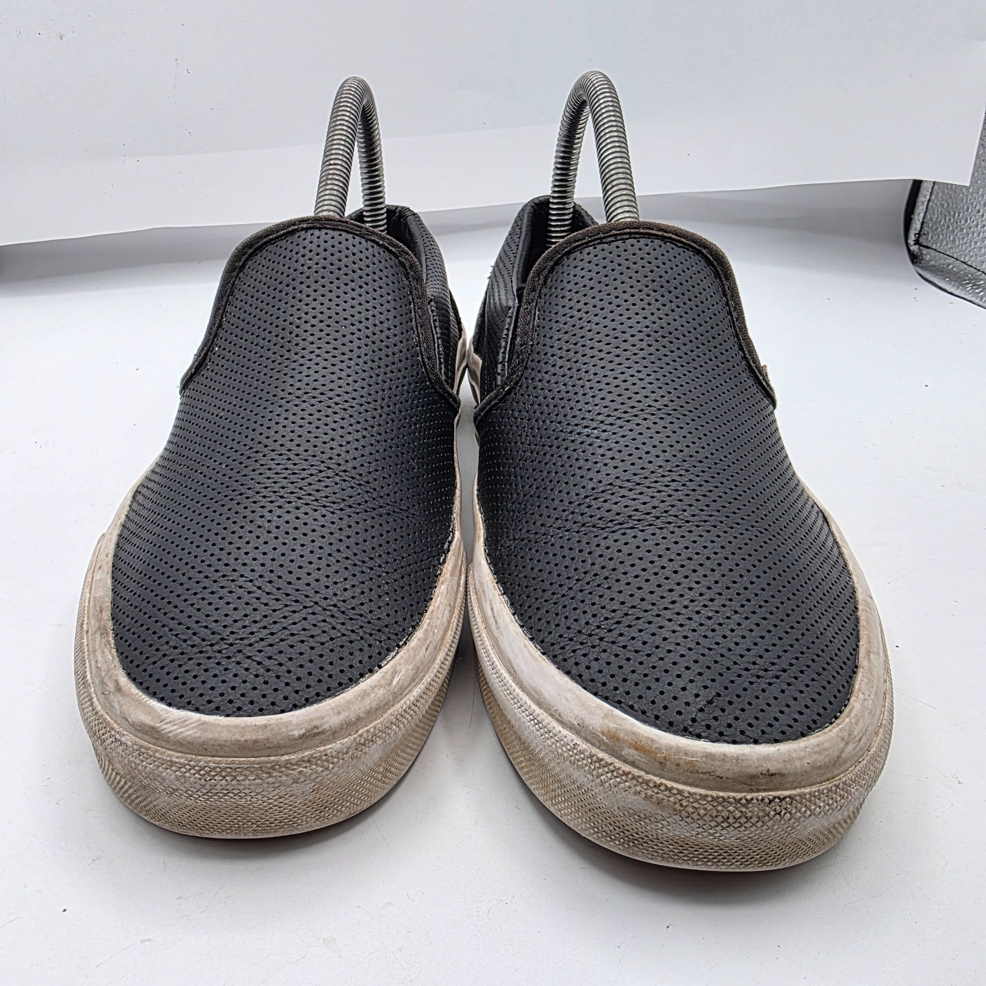 Vans Vans Classic Slip On Womens Size 7.5 Black Perforated Casual Size US 7.5 / IT 37.5 - 2 Thumbnail