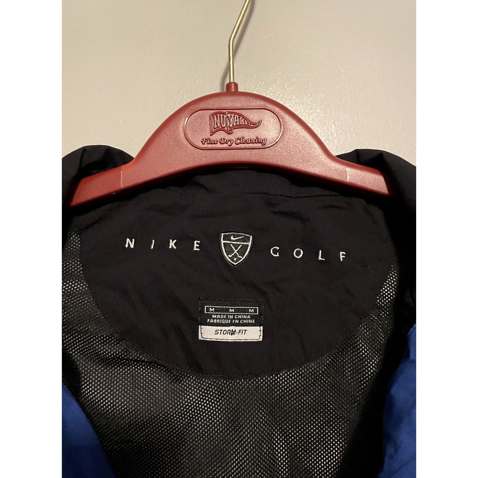 Nike Nike Golf Storm Fit Jacket Adult M Blue Full Zip Windbreaker Coat Mens (C205) Size US M / EU 48-50 / 2 - 4 Thumbnail