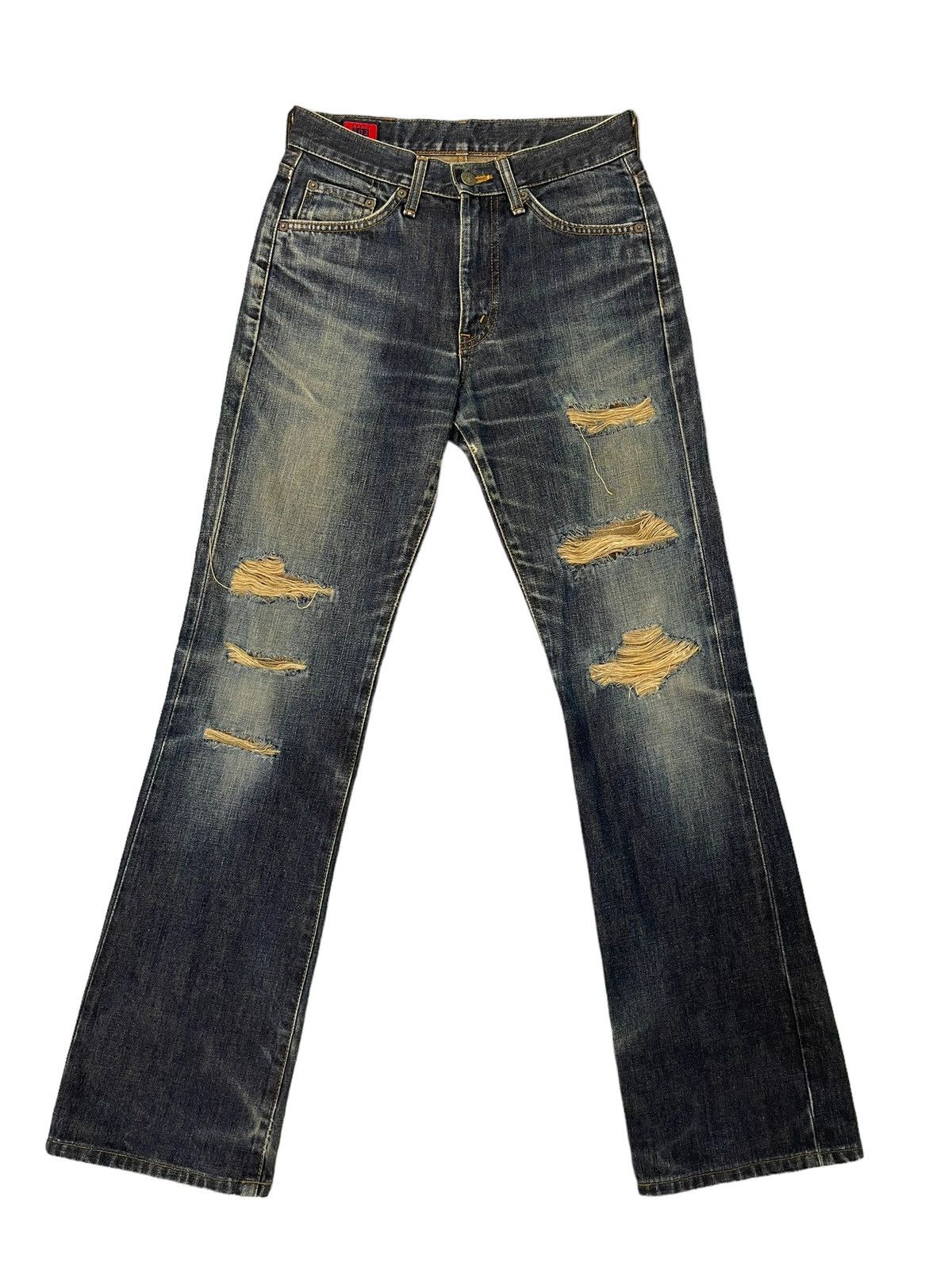 Flare Jeans Edwin Faded Distress Boot Cut 6🟦5