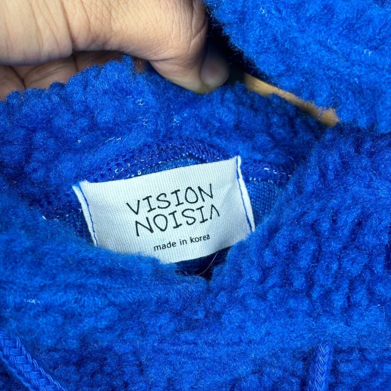 Japanese Brand Baggy Vision LA Fleece Sherpa Blue Hoodie Oversized Size US XL / EU 56 / 4 - 4 Thumbnail