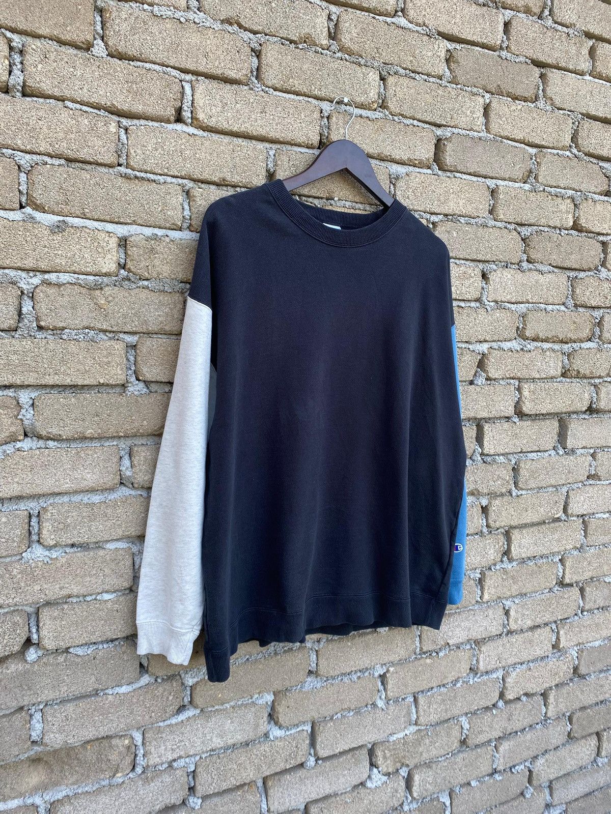 Champion Vintage Champion Crewneck Sweatshirt Colour Block Size US L / EU 52-54 / 3 - 2 Thumbnail
