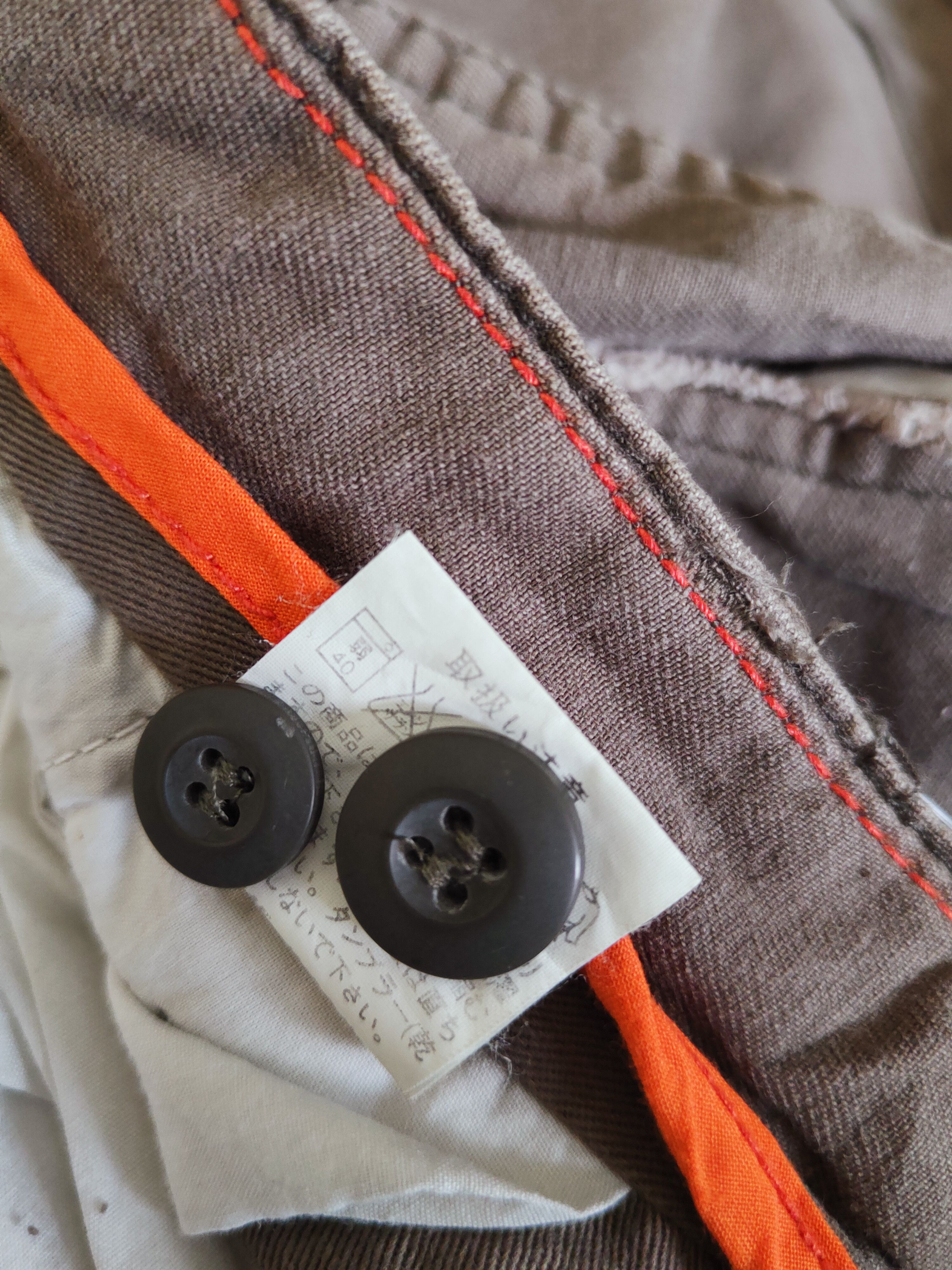 Japanese Brand Baycrest Dark Brown Faded Multipocket Cargo Pants #W323 Size US 34 / EU 50 - 12 Thumbnail