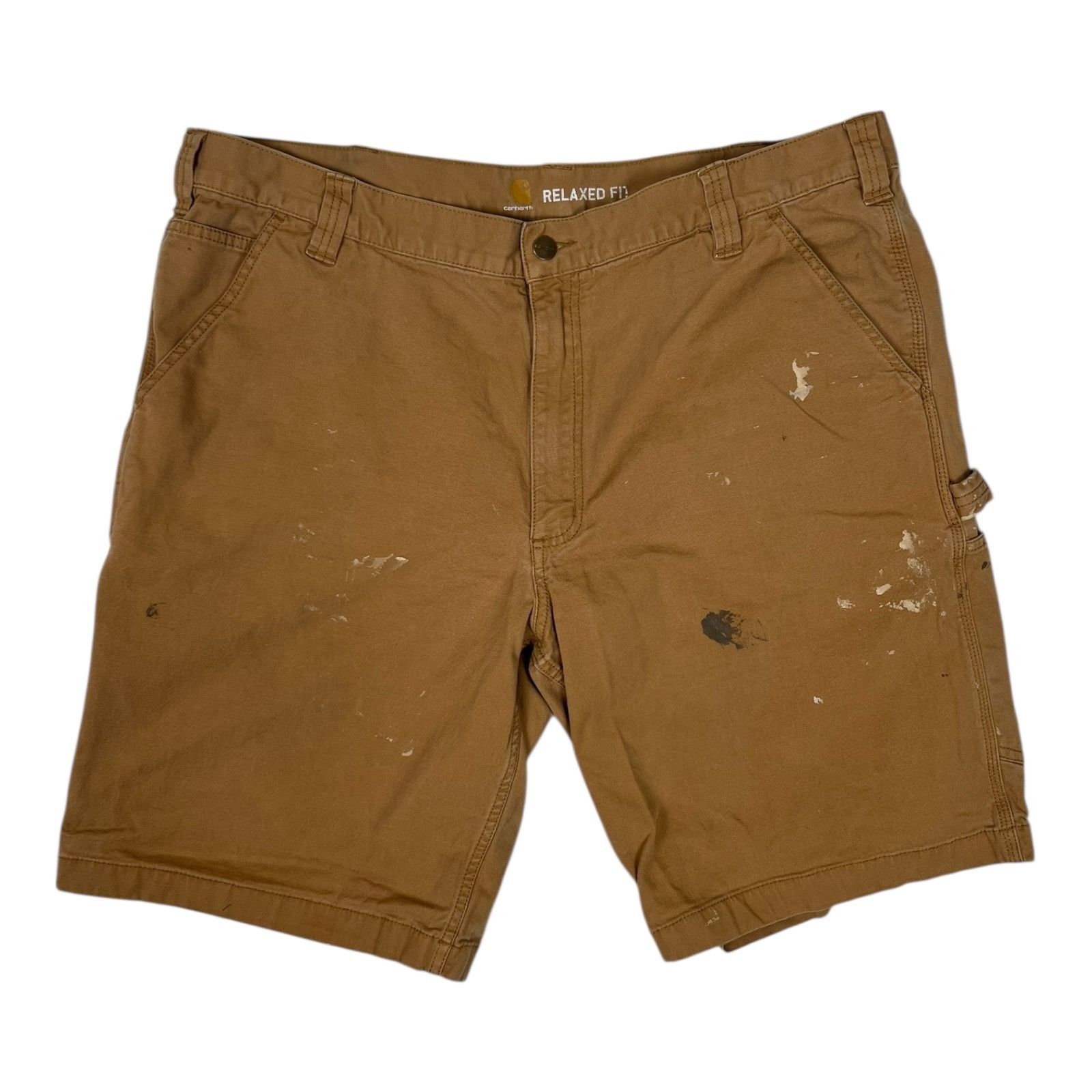 Carhartt Carhartt Shorts Size 40 Relaxed Fit Tan Brown Canvas Work We Size US 34 / EU 50 - 1 Thumbnail