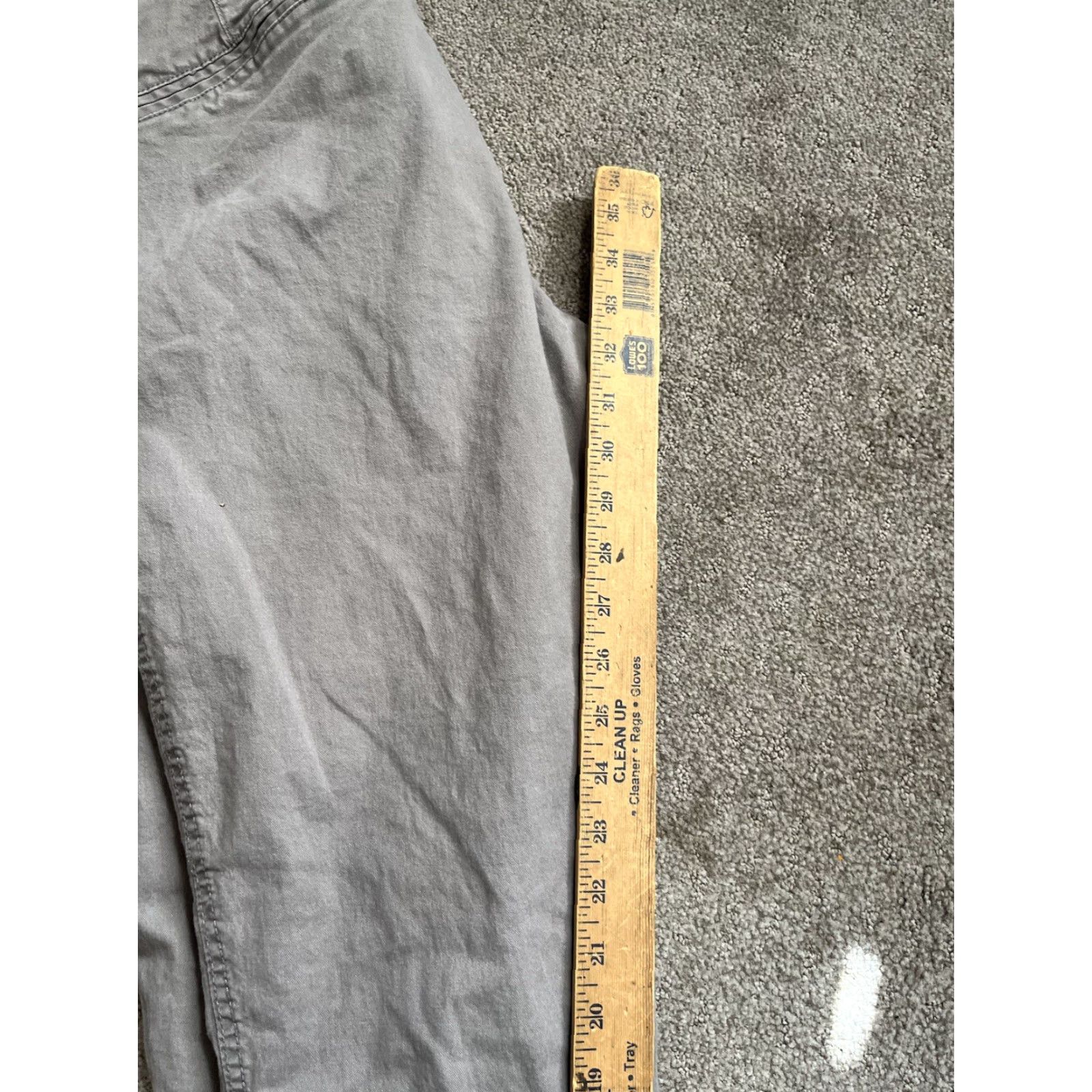Old Navy Old Navy Pants Women Size 14 Slim Skinny Flat Front Stretch Cotton Blend Pockets Gray Chino Size 36" / US 14 / IT 50 - 6 Thumbnail
