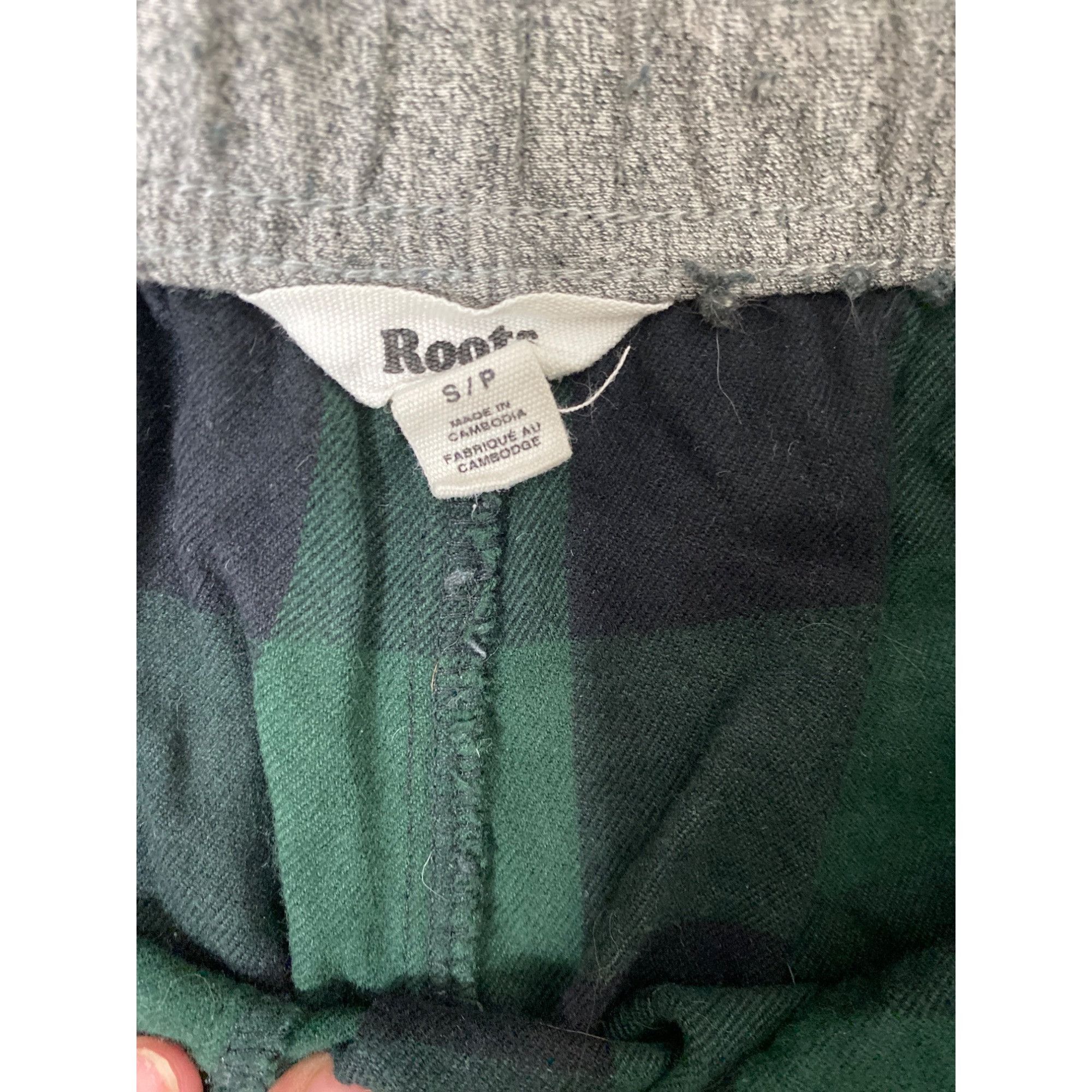 Roots ROOTS OF CANADA MEN'S GREEN/BLUE BUFFALO PLAID LOUNGE PAJAMA Size US 30 / EU 46 - 5 Thumbnail