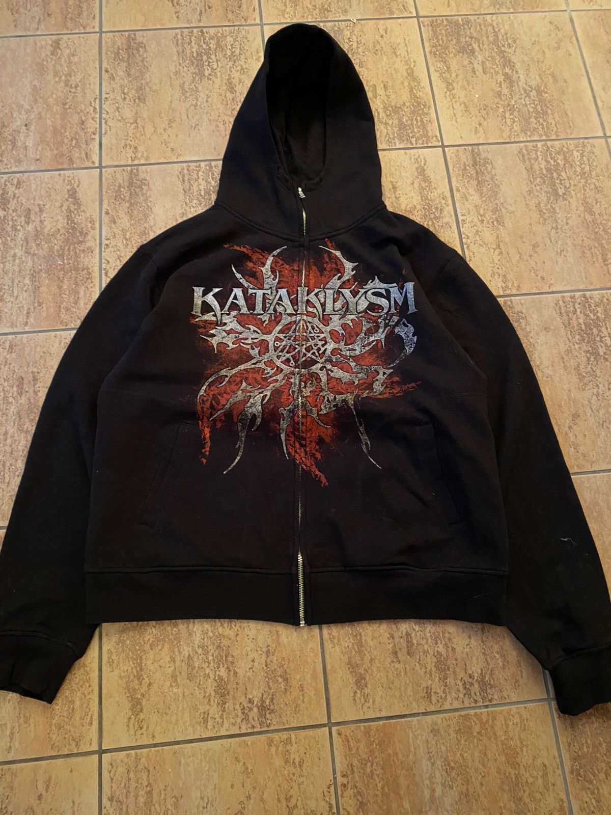 Band Tees × Vintage Kataklysm Band Zipper HoodieUnisex Size Rare Hype Vintage Size US XXL / EU 58 / 5 - 1 Thumbnail