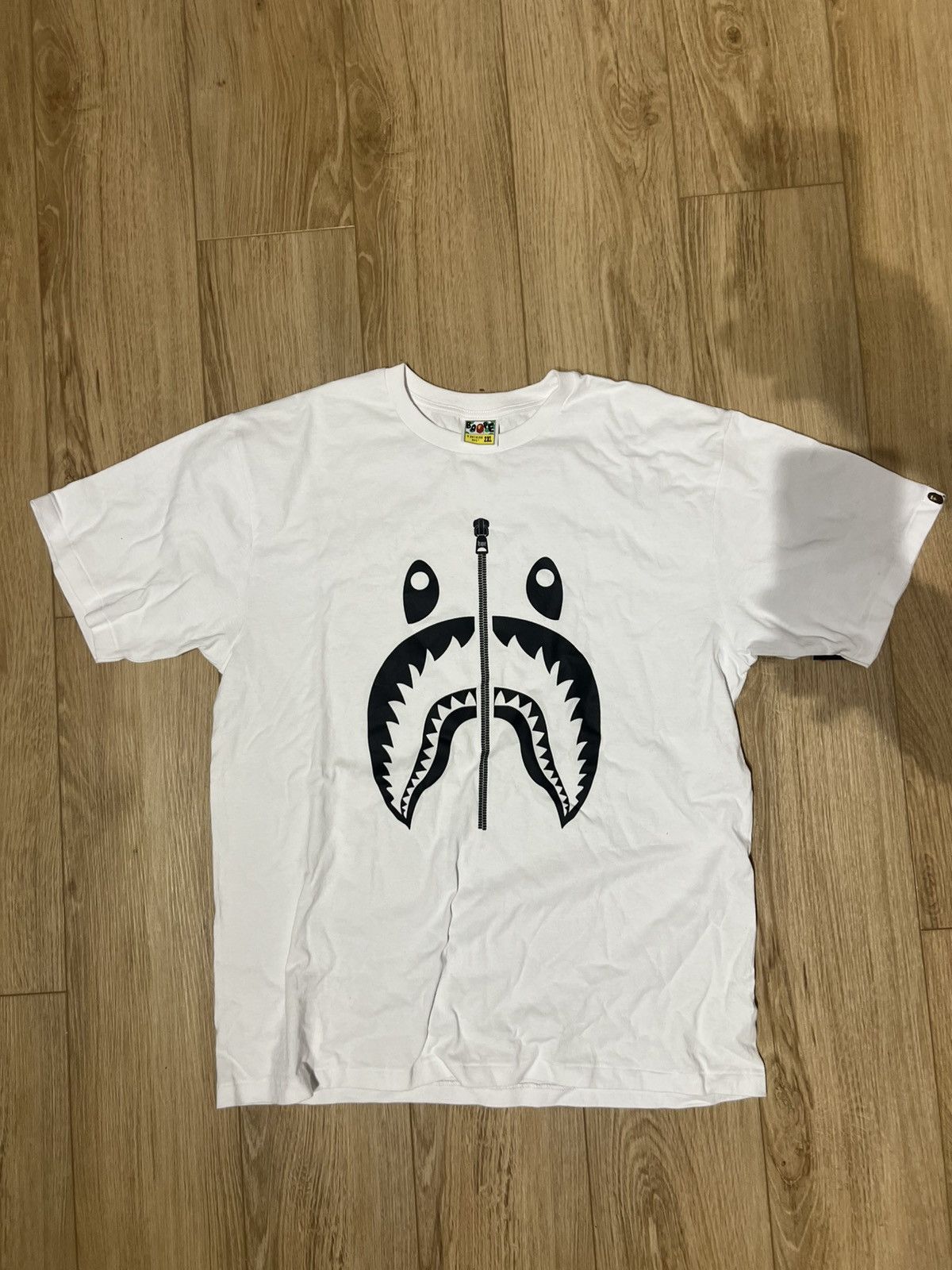 Bape Bape Shark Tee Size US XXL / EU 58 / 5 - 1 Thumbnail