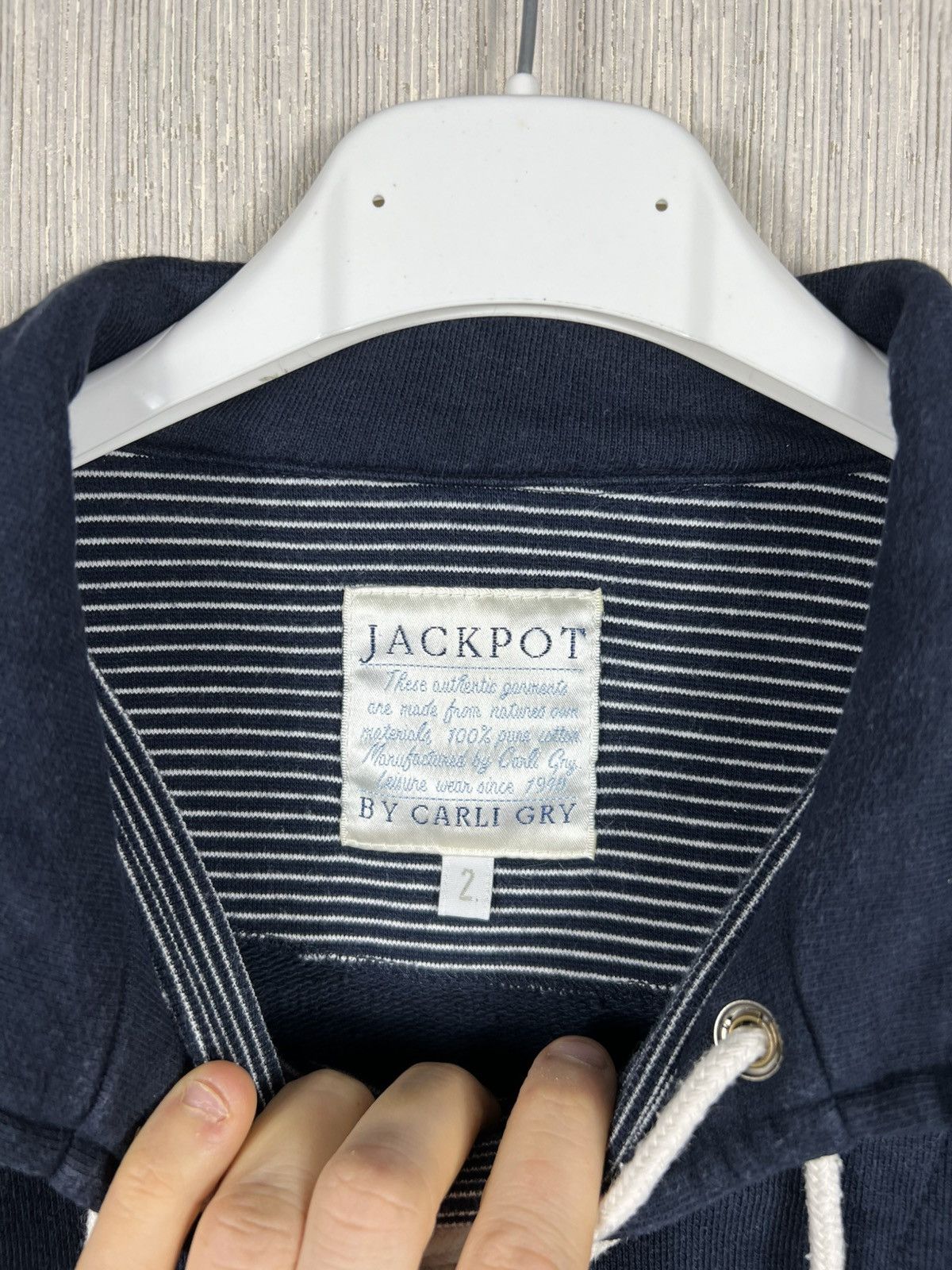 Acne Studios Vintage 80s Jackpot by Carli Gry lace-up sweatshirt polo Size US L / EU 52-54 / 3 - 11 Thumbnail