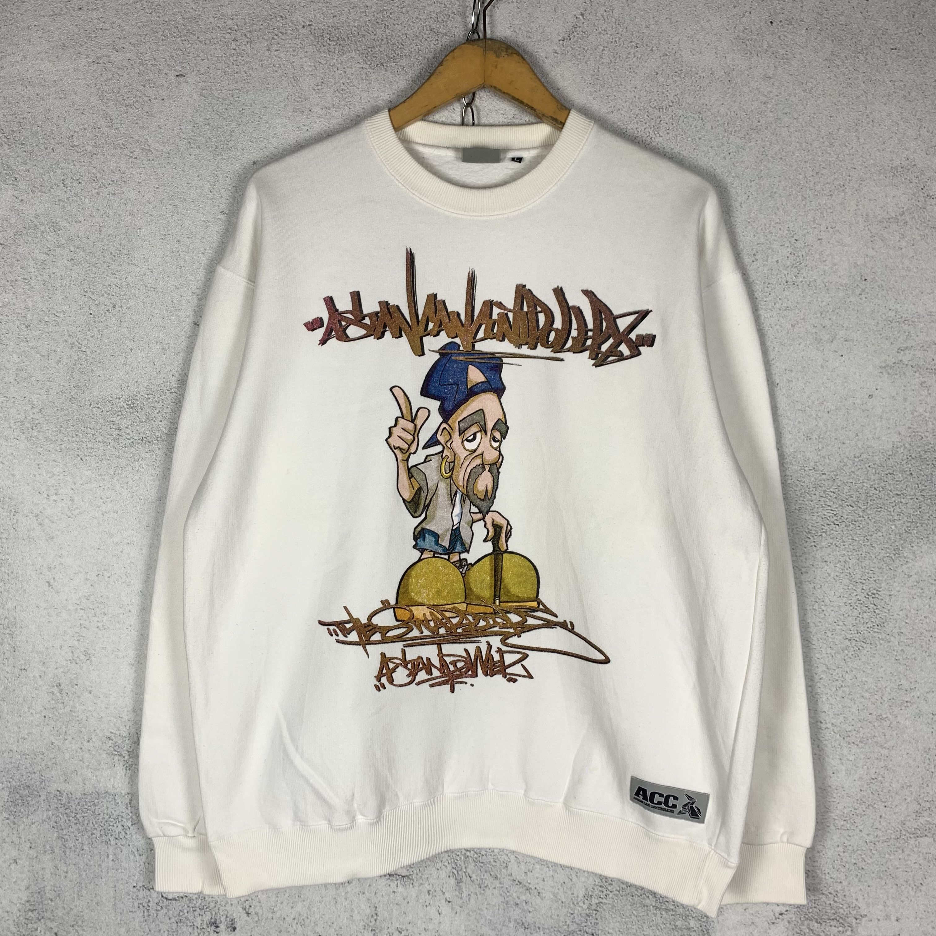Japanese Brand Asian Can Controlerz Streetwear Sweatshirt Crewneck Size US L / EU 52-54 / 3 - 1 Thumbnail
