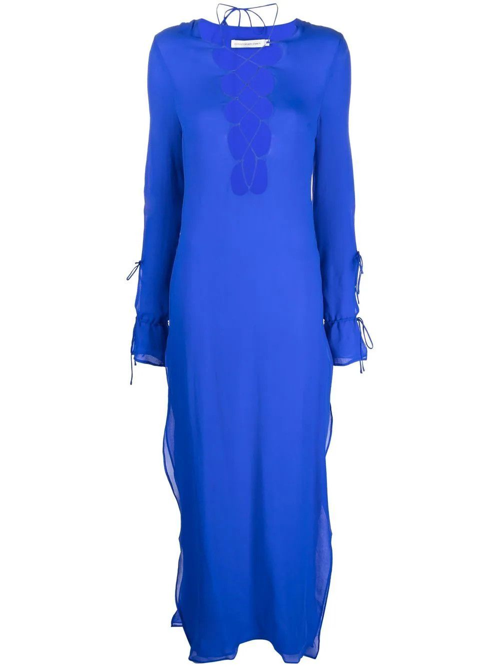 Christopher Esber Tie Front Layered Column Gown Size XS / US 0-2 / IT 36-38 - 6 Thumbnail