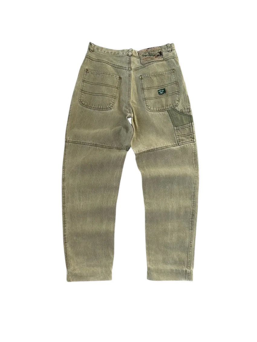 Japanese Brand × Vintage Vintage Central Park Cargo Carpenter Baggy Jeans Size US 33 - 1 Thumbnail
