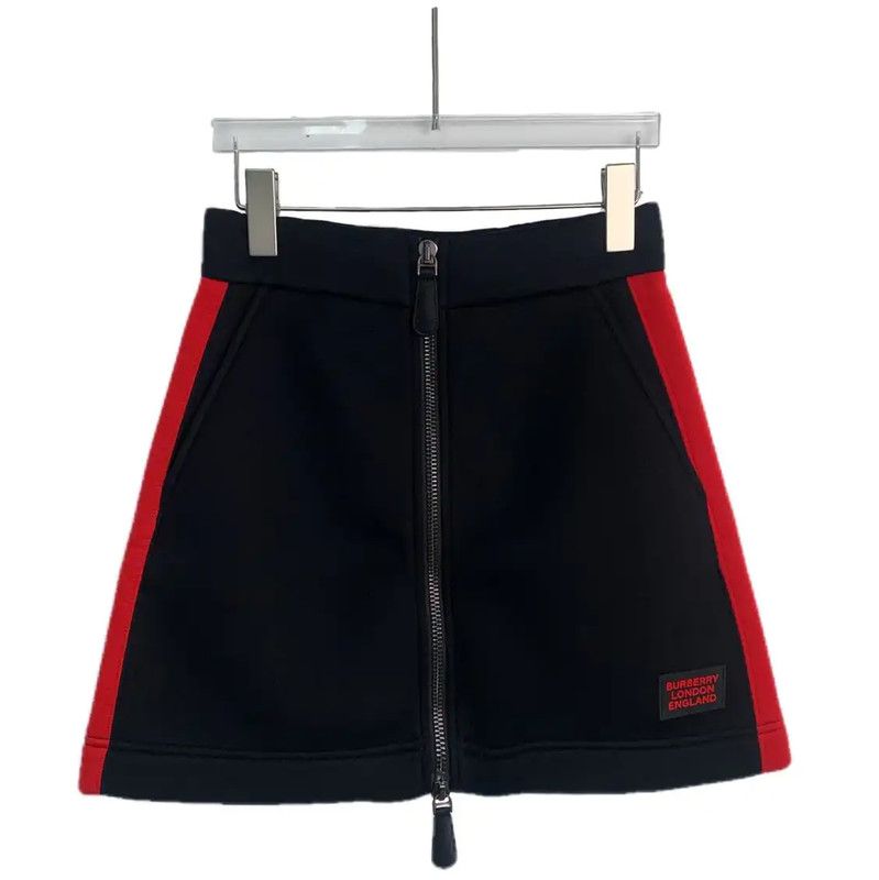 Burberry Burberry Black Cotton Women's Mini Skirt Size 22" - 1 Thumbnail